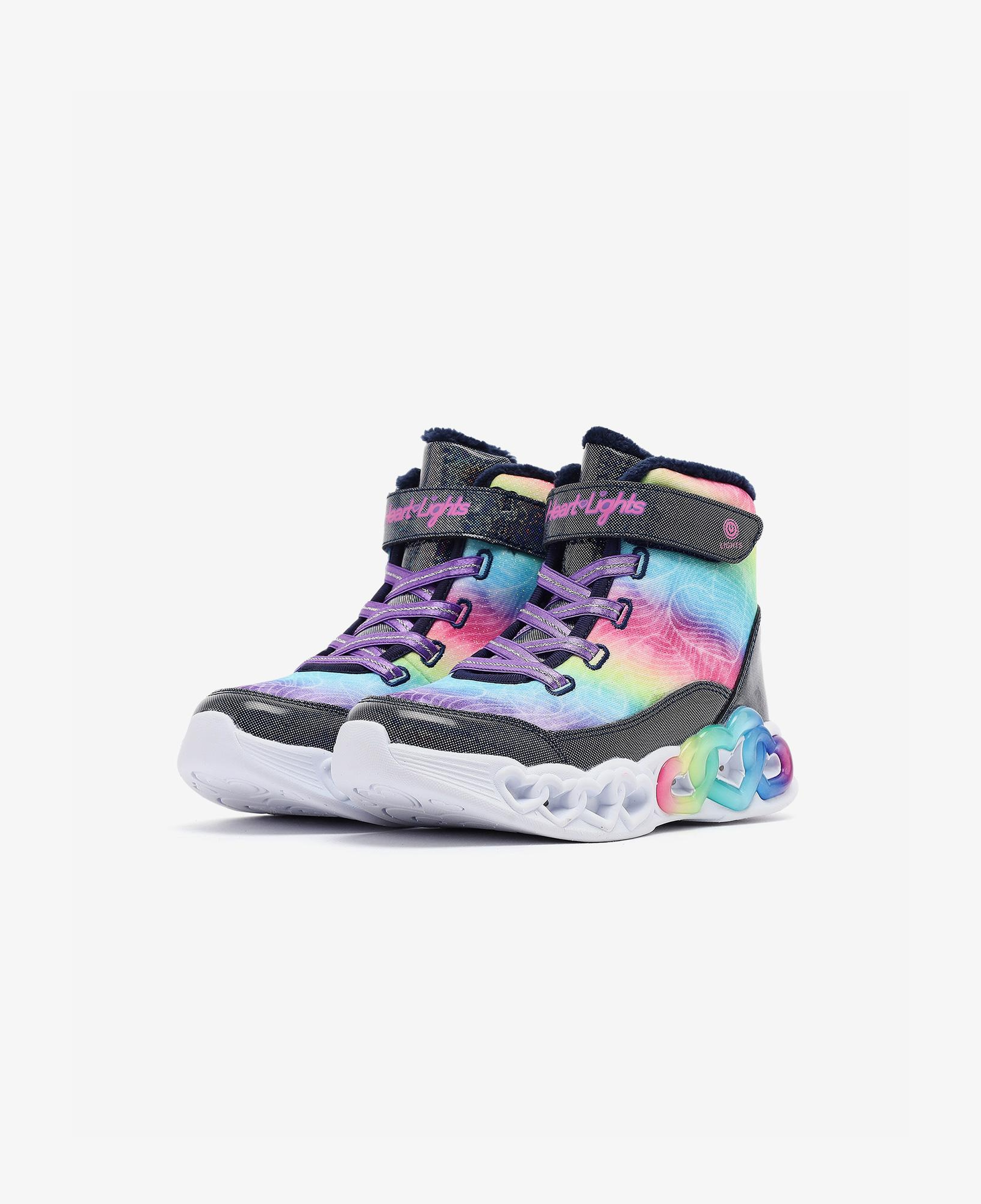 Skechers Infinite Heart Lights Çocuk Lacivert Spor Ayakkabı