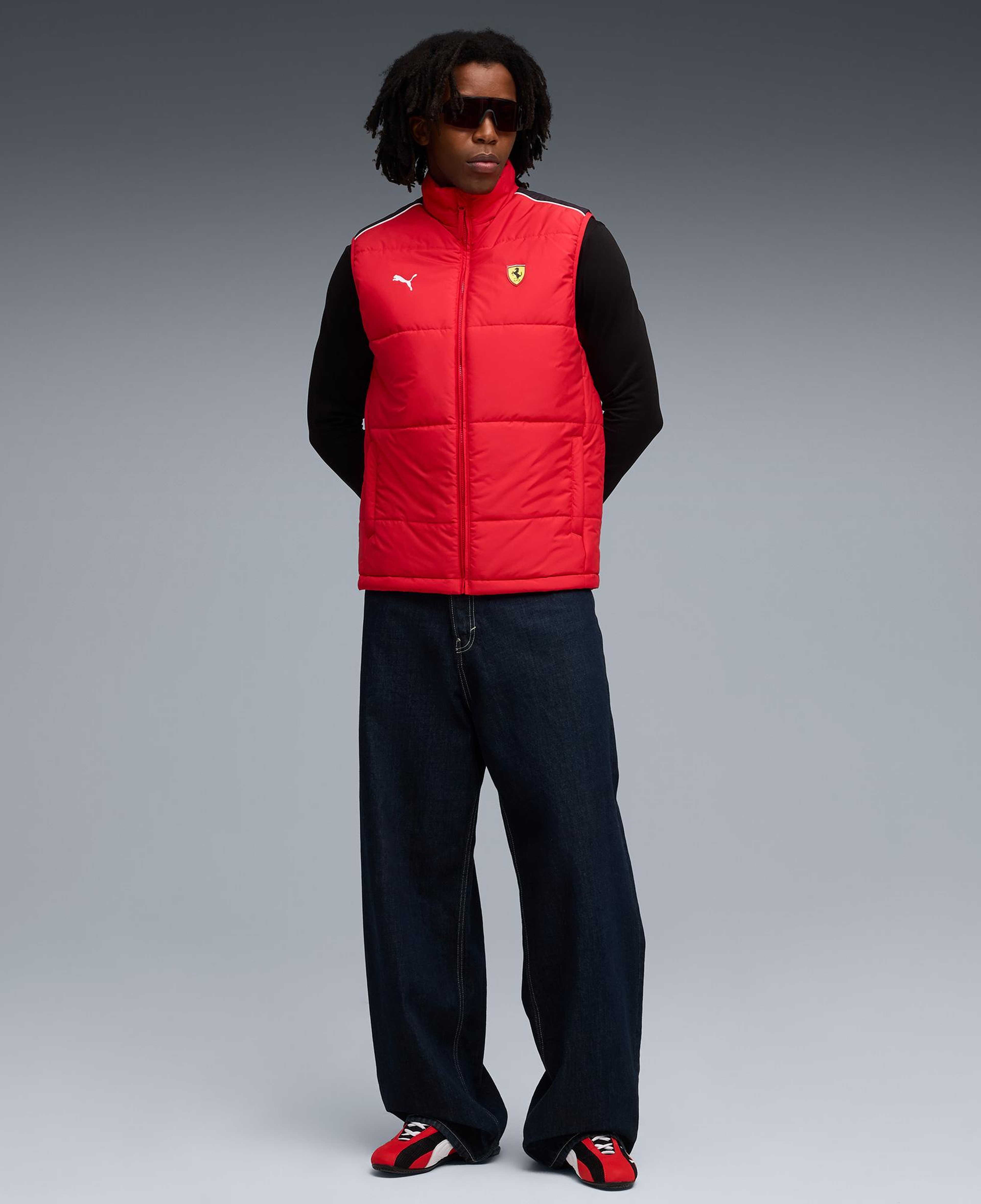Puma Scuderia Ferrari MT7 Padded Kırmızı Yelek