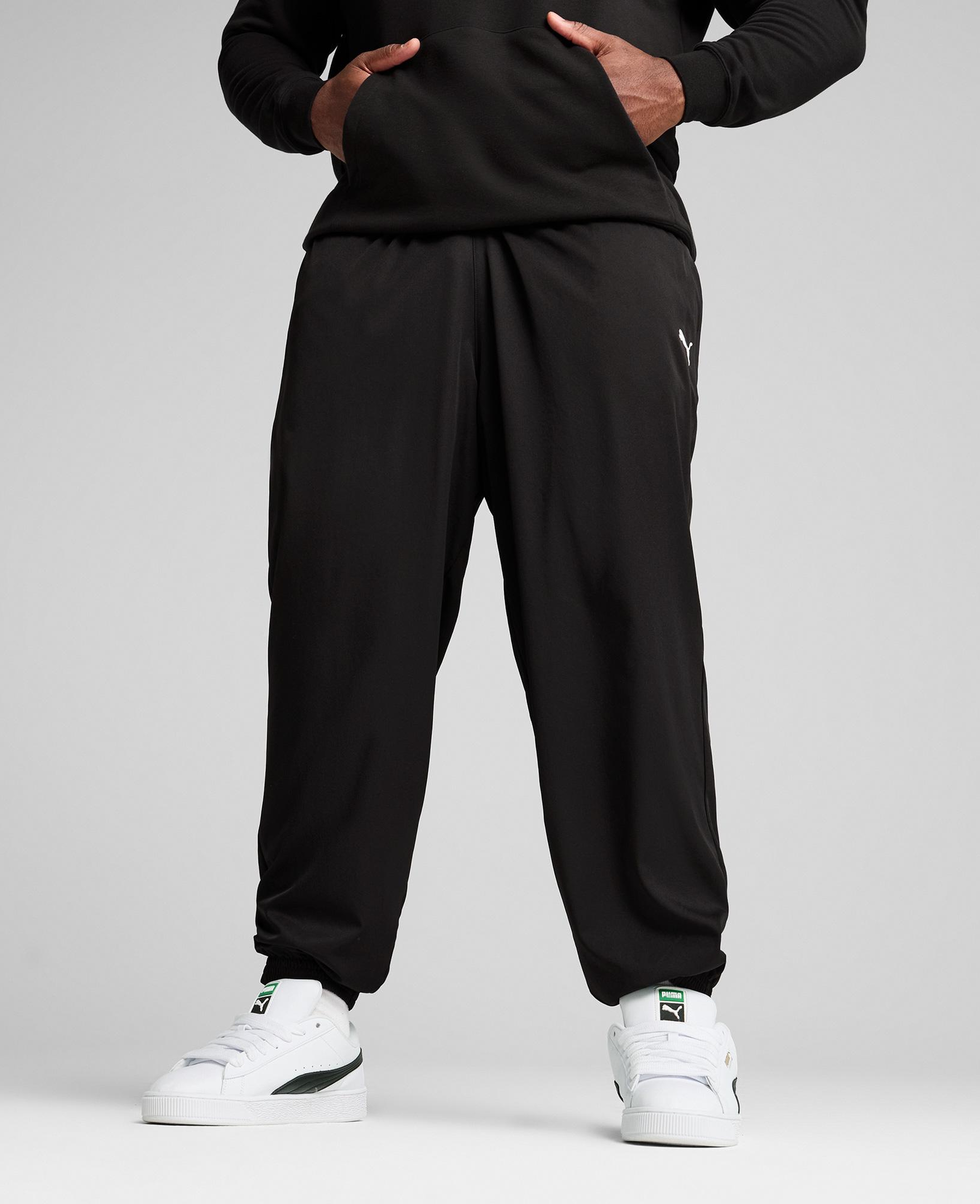 Puma Essentials Woven Erkek Siyah Pantolon