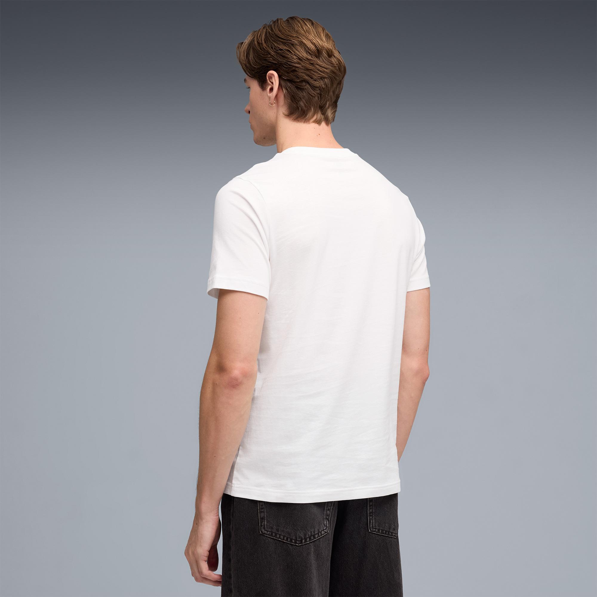 Puma Graphic  Erkek Beyaz T-Shirt
