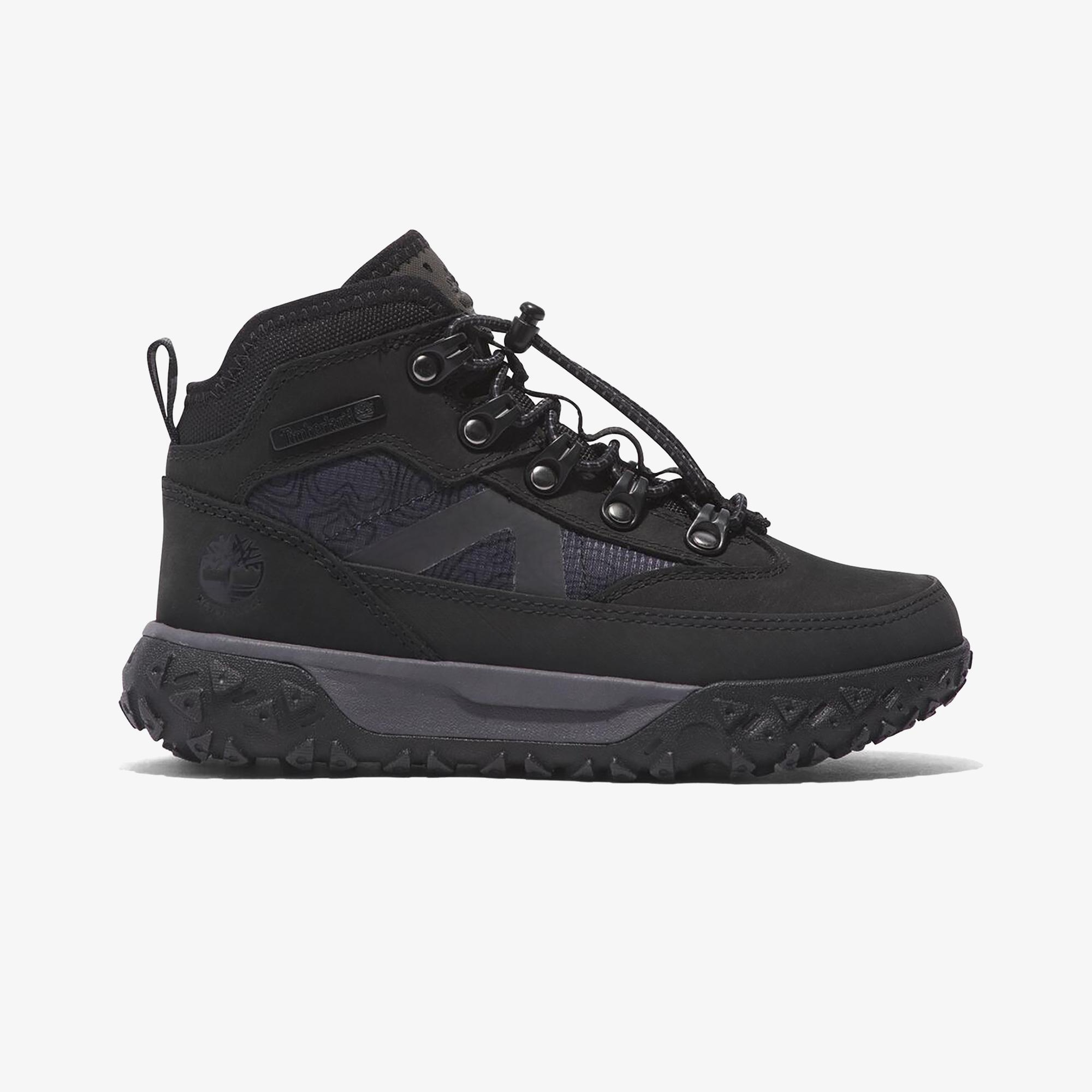 Timberland Greenstride Motion 6 Mid Bungee Waterproof Çocuk Siyah Bot