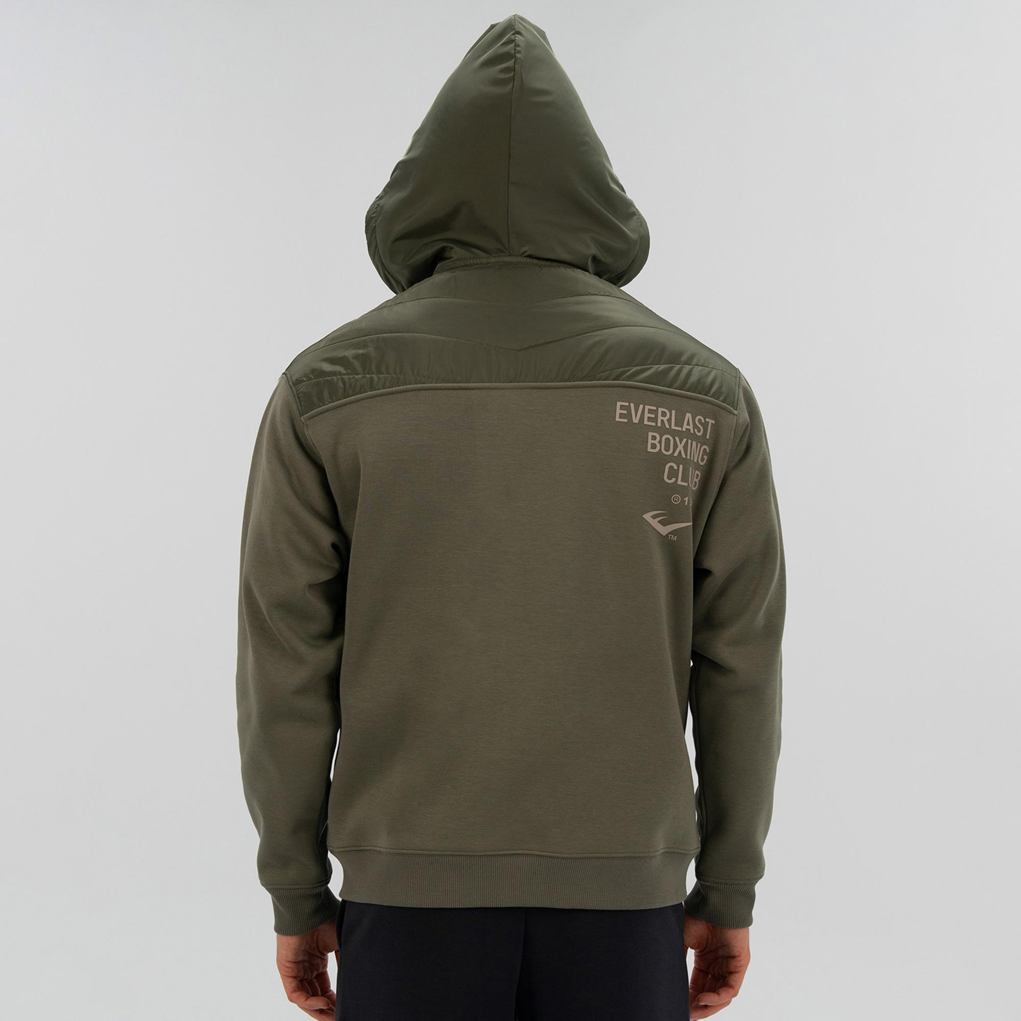 Everlast Boxing Club 2.0 Full Zip Erkek Haki Sweatshirt