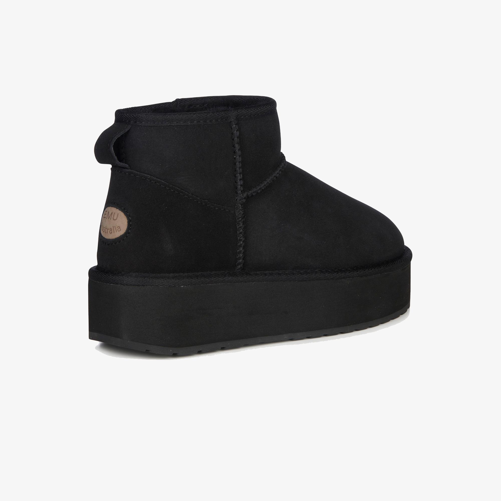 Emu Australia Stinger Micro Flatform Kadın Siyah Bot