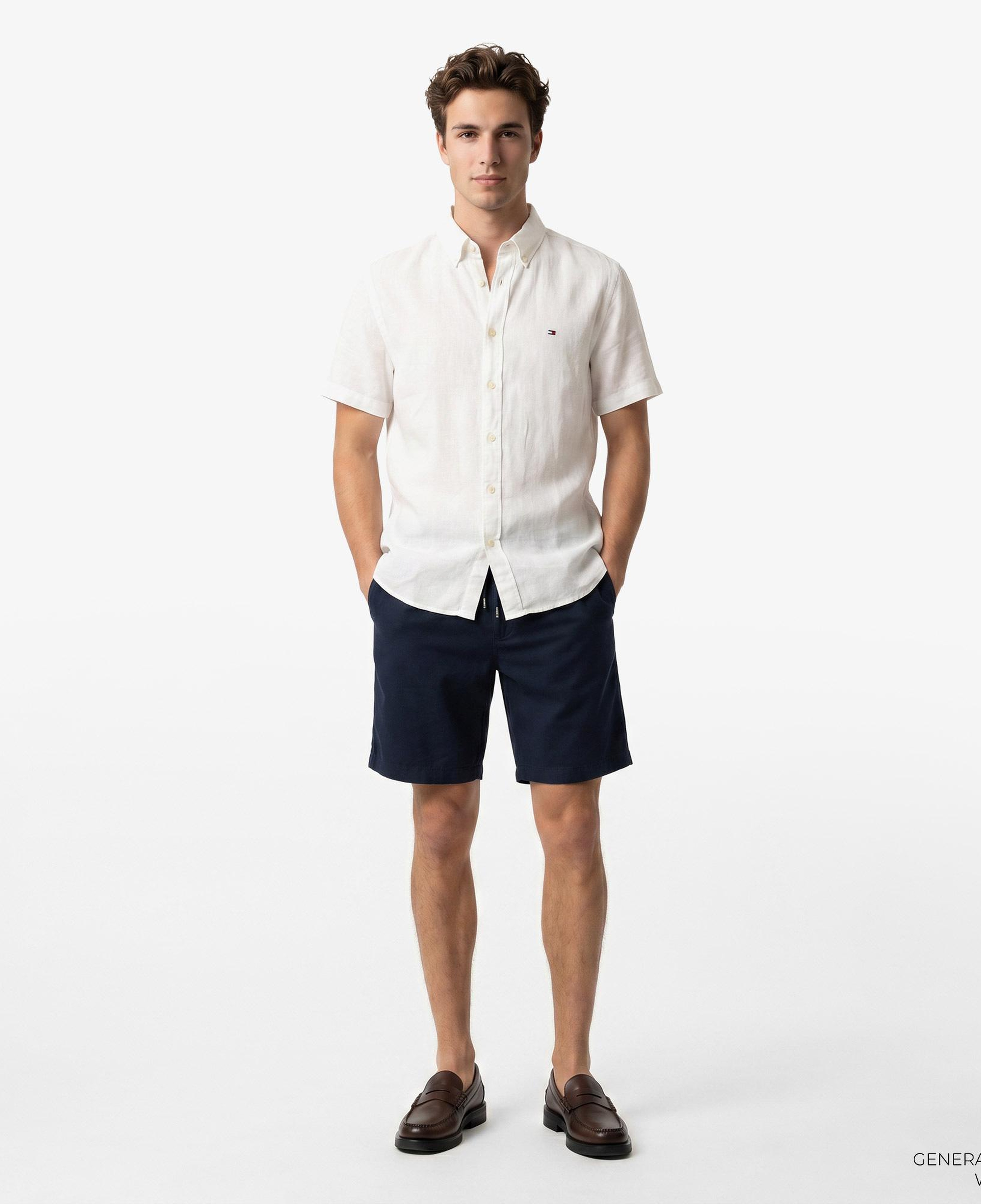 Tommy Hilfiger Inverse Climate Erkek Beyaz Gömlek