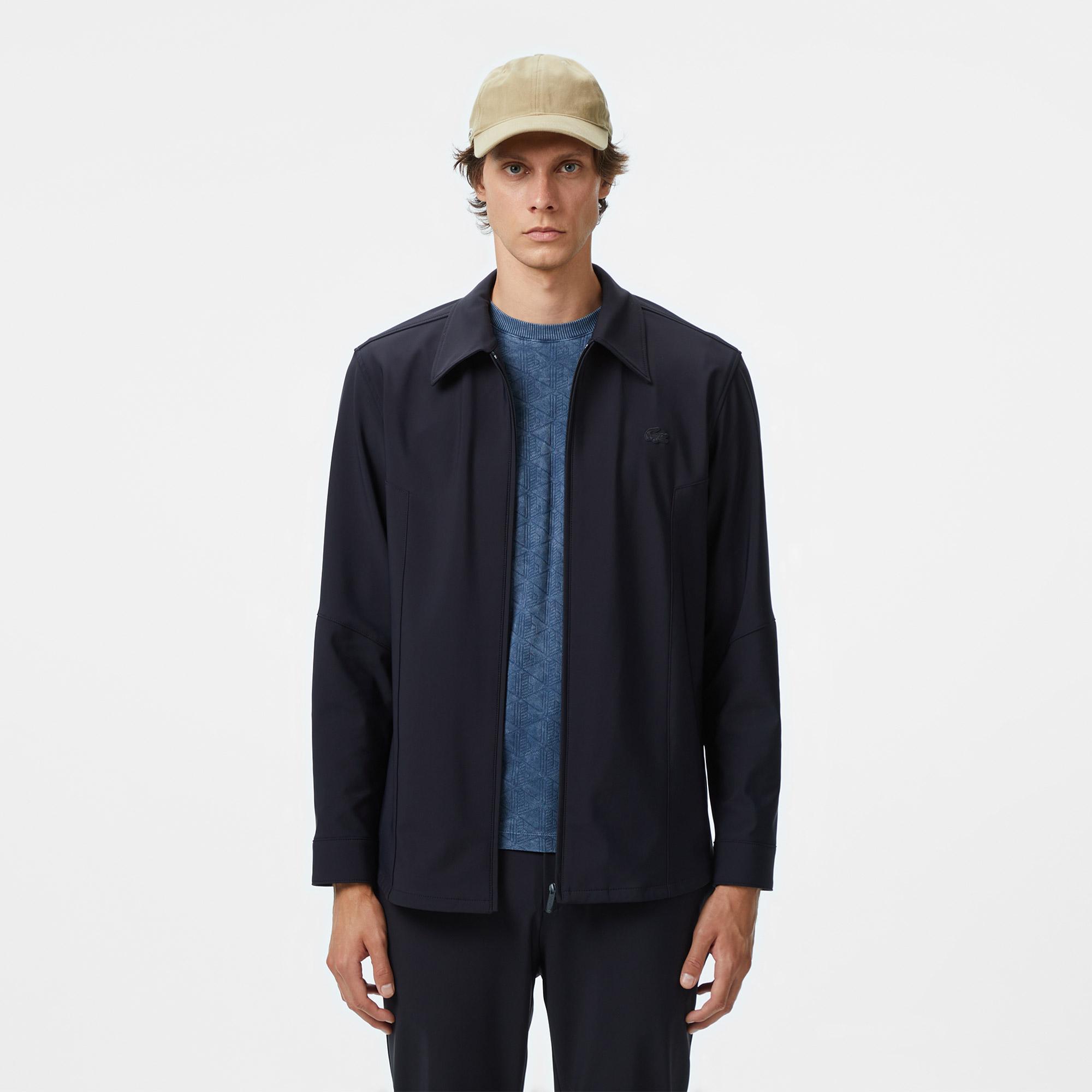 Lacoste Erkek Regular Fit Fermuarlı Lacivert Ceket
