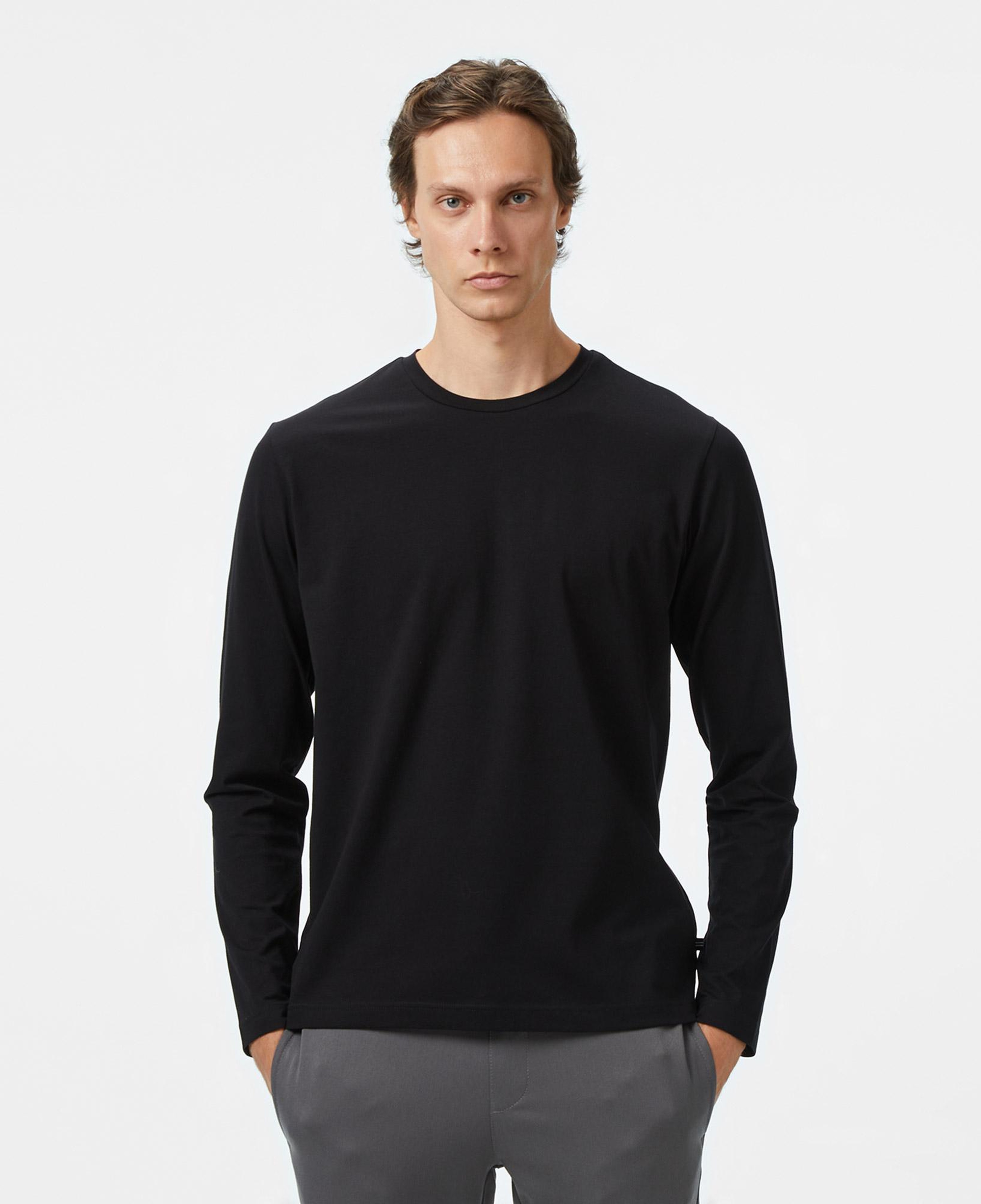 Nautica Erkek Siyah Classic Fit Uzun Kollu T-Shirt