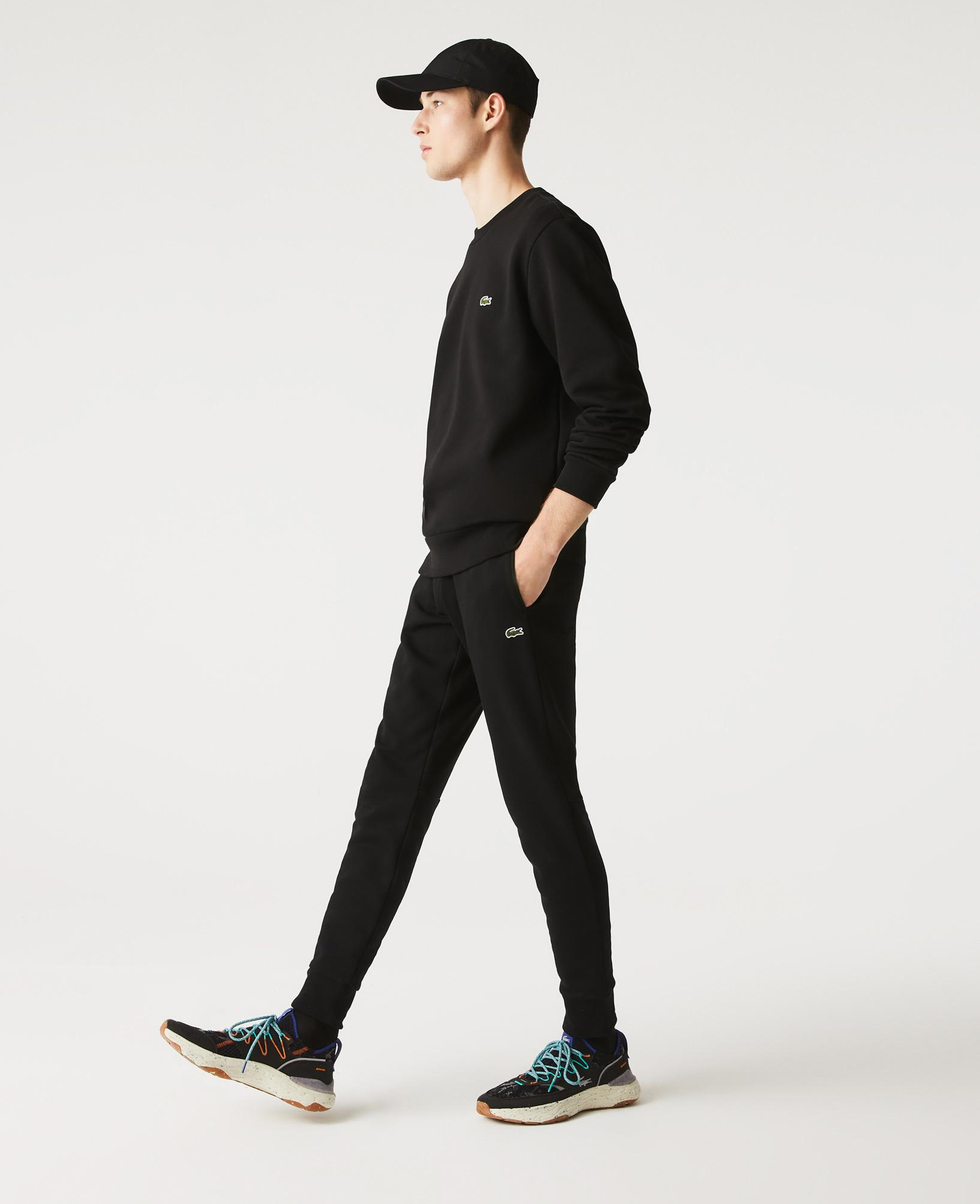Lacoste Erkek Slim Fit Siyah Eşofman Altı