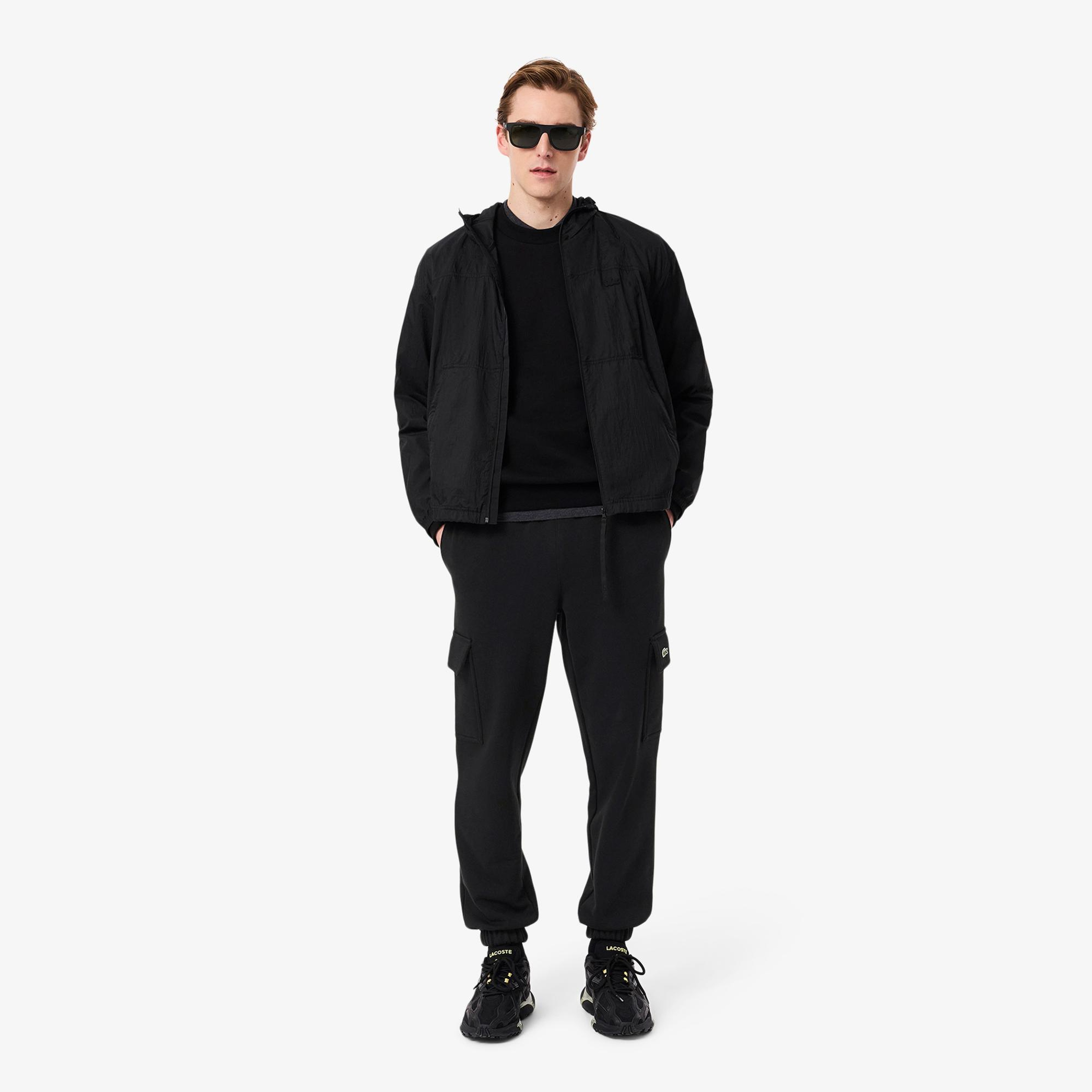 Lacoste Erkek Regular Fit Siyah Eşofman Altı