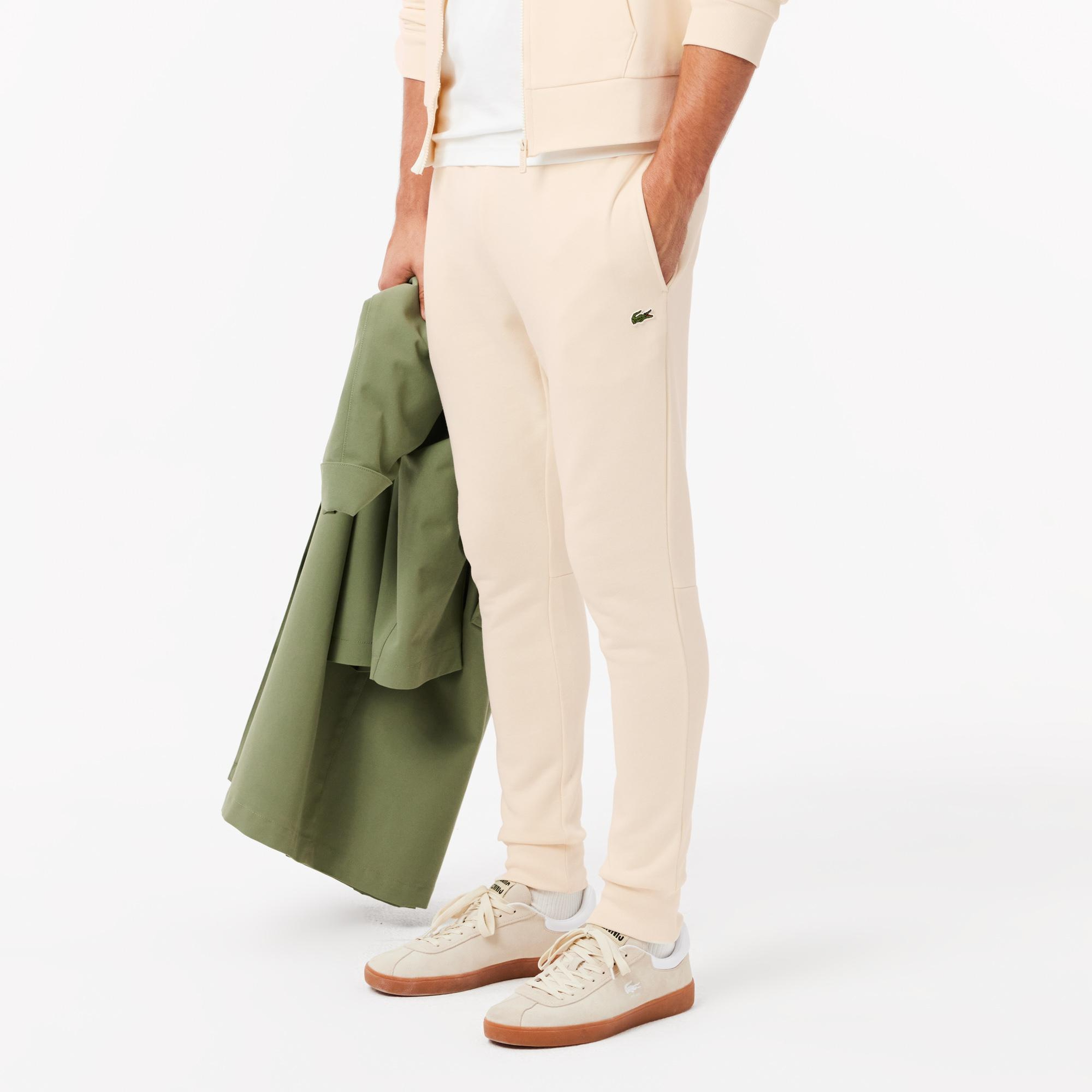Lacoste Erkek Slim Fit Krem Eşofman Altı