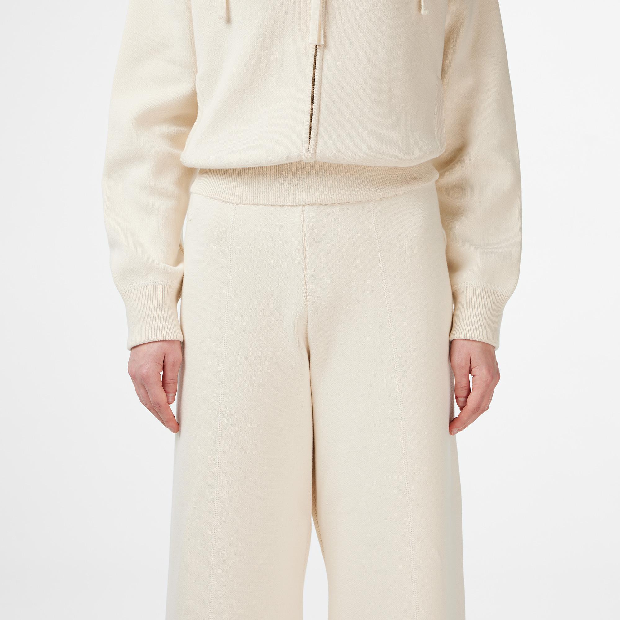 Lacoste Kadın Regular Fit Krem Pantolon