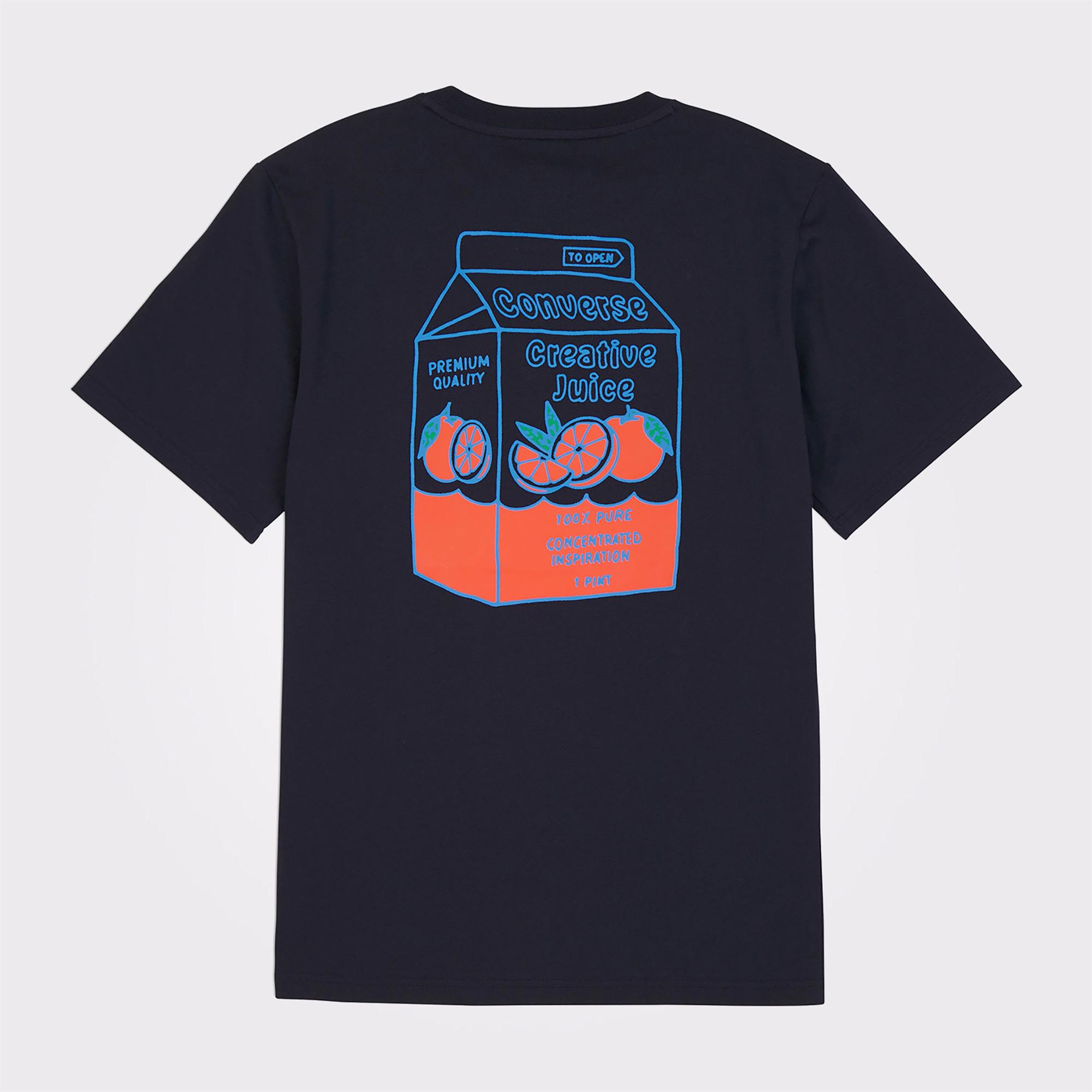 Converse Erkek Baskılı Lacivert T-Shirt