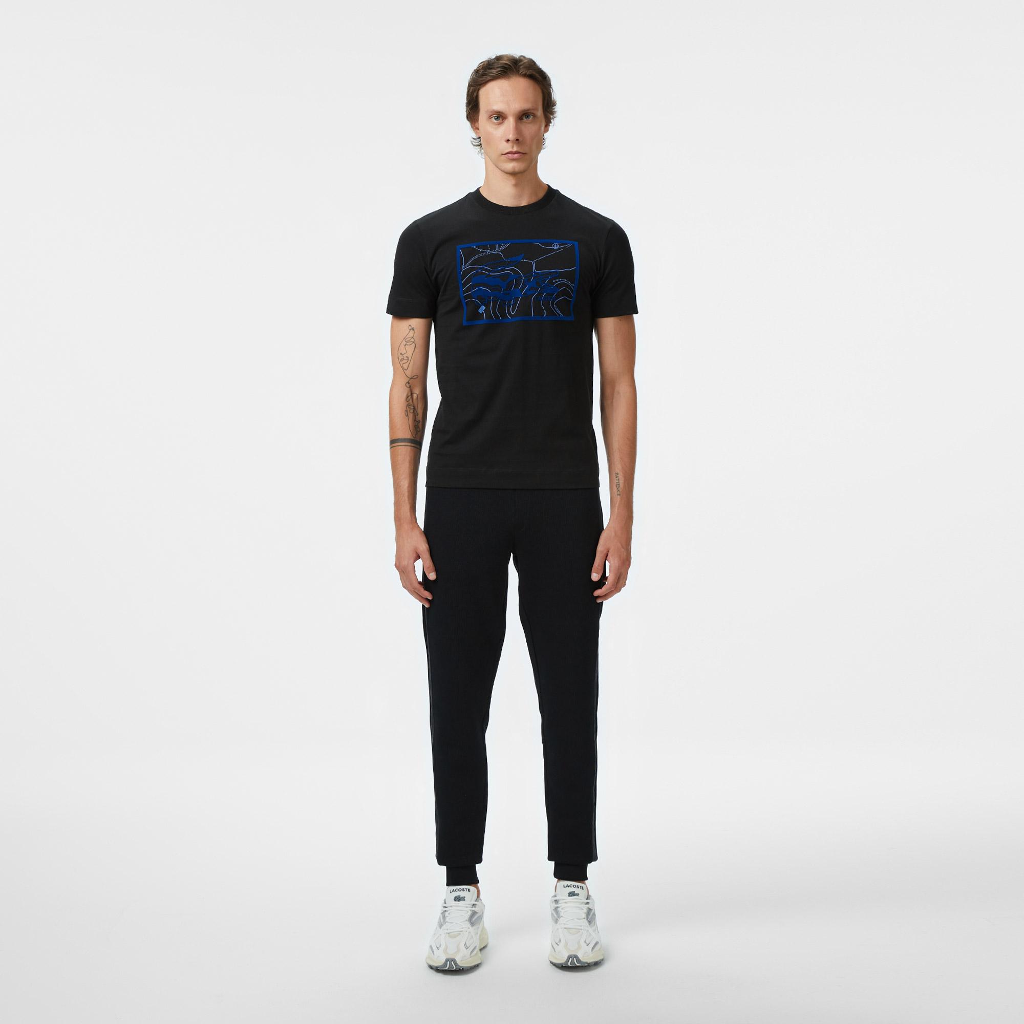 Lacoste Erkek Classic Fit Siyah Eşofman Altı