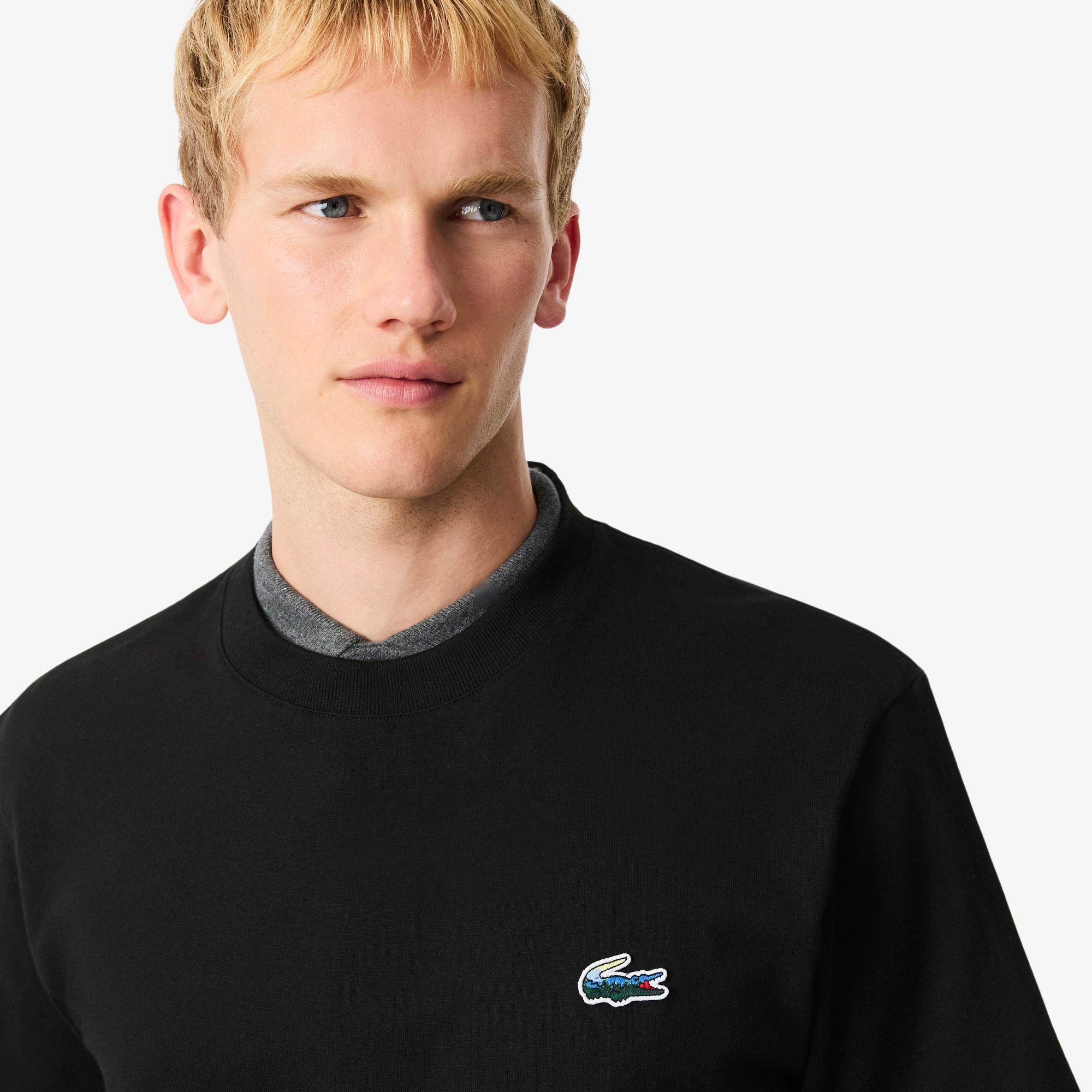 Lacoste Erkek Classic Fit Bisiklet Yaka Siyah T-Shirt
