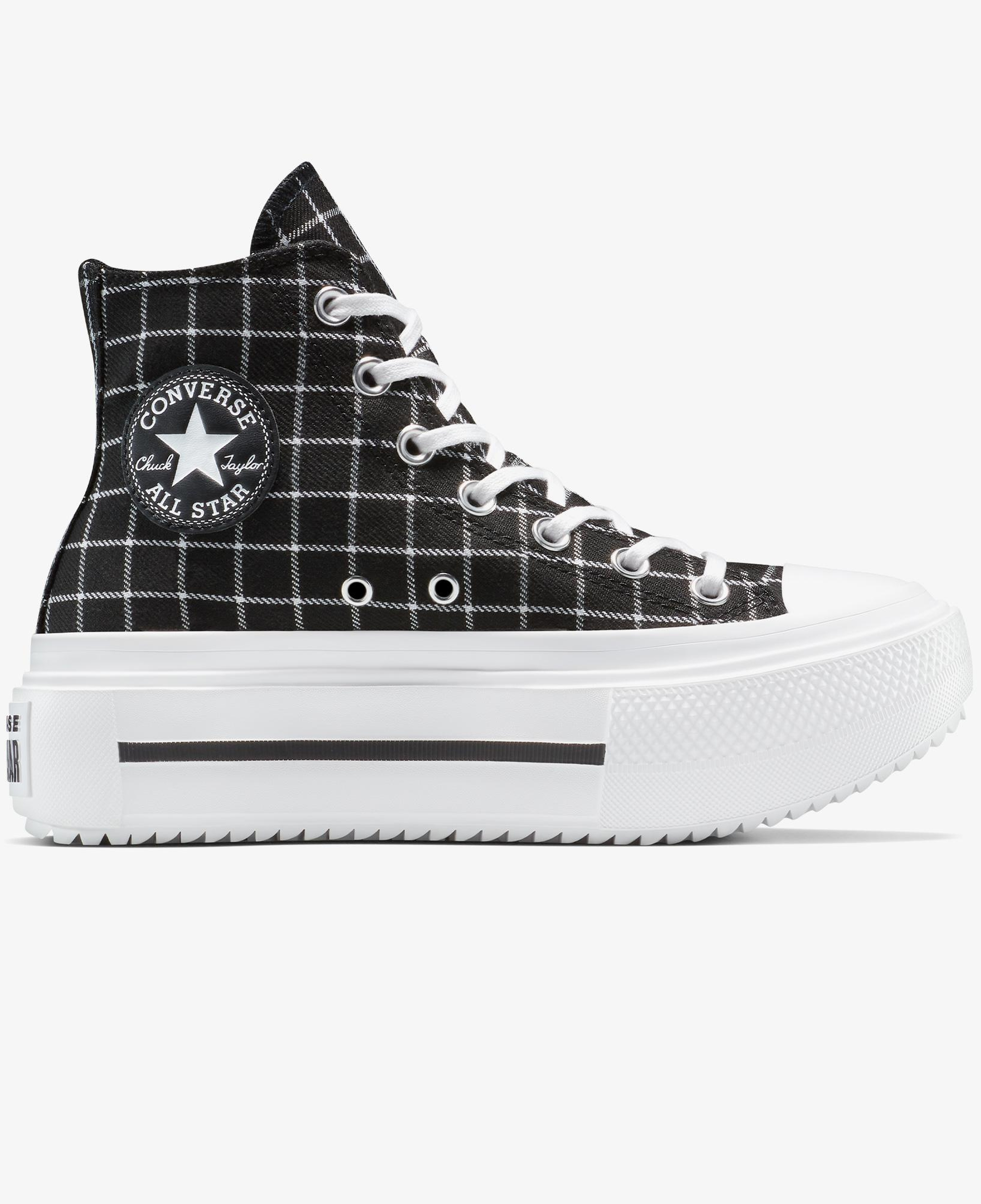 Converse Chuck Taylor All Star Lift Double Stack Unisex Siyah Sneaker