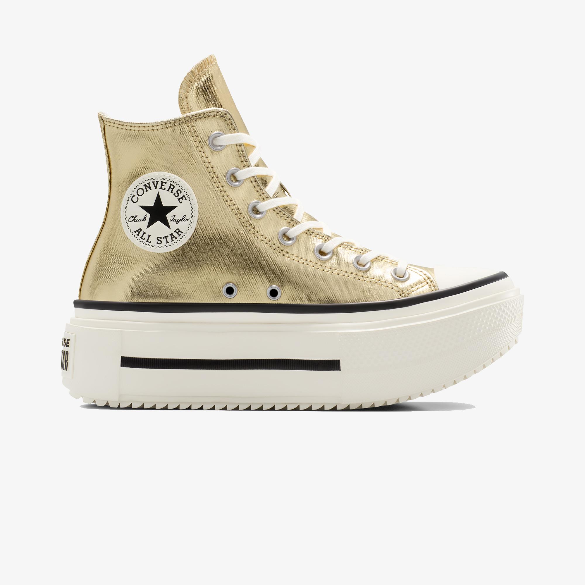 Converse Chuck Taylor All Star Lift Double Stack Unisex Altın Sneaker