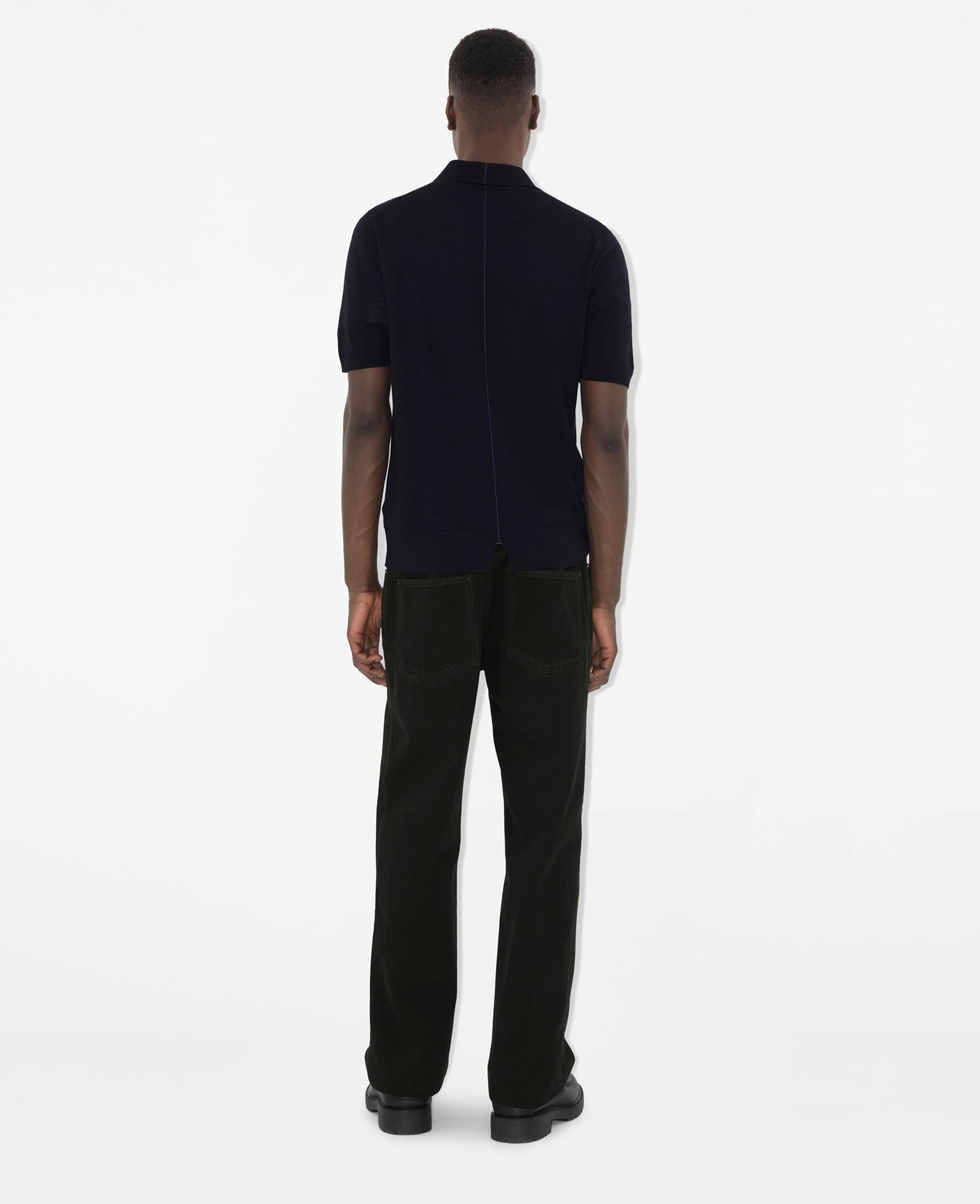 Burberry Pai Wool Erkek Lacivert Polo