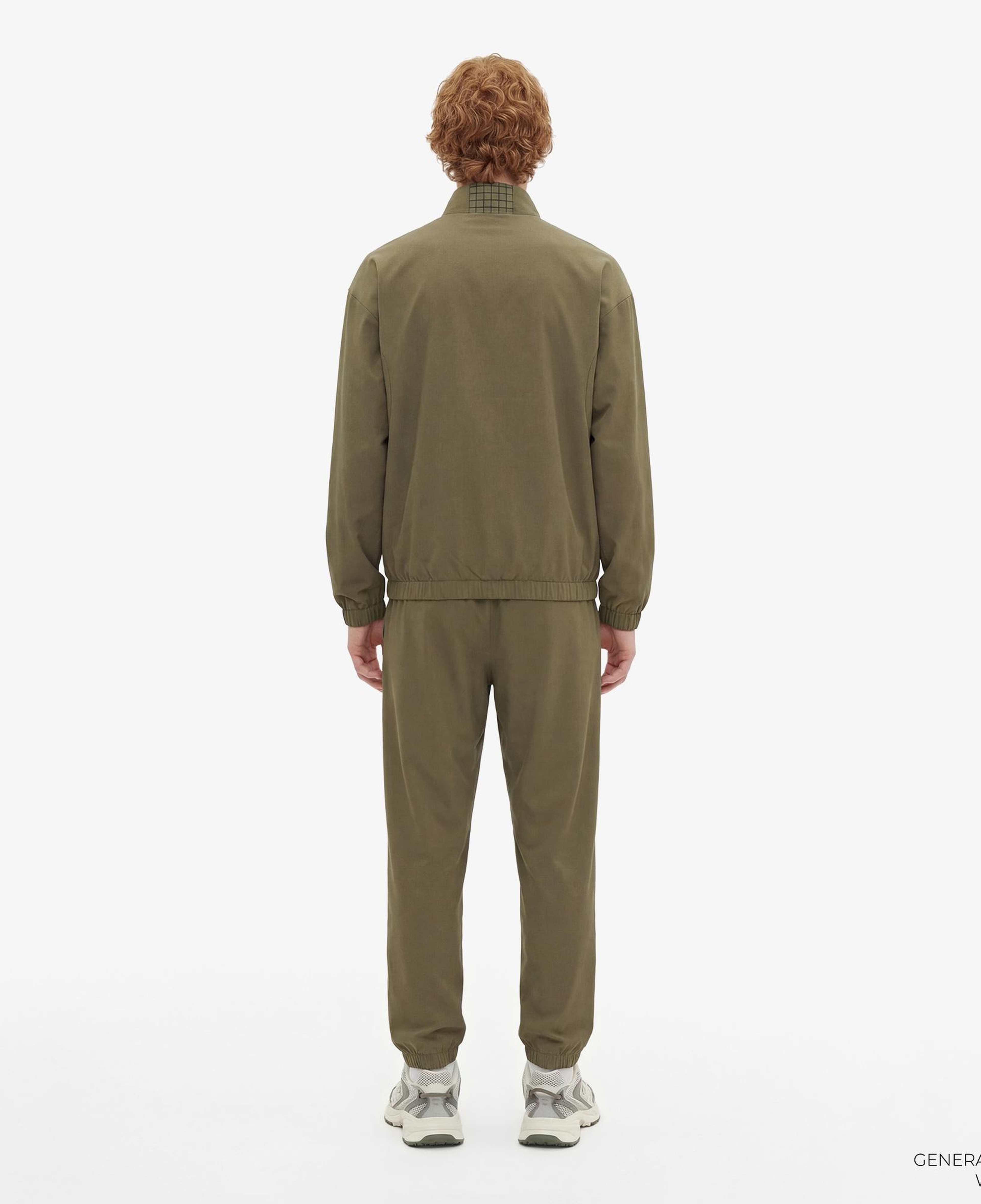 Lacoste Erkek Regular Fit Fermuarlı Baskılı Haki Eşofman Takımı