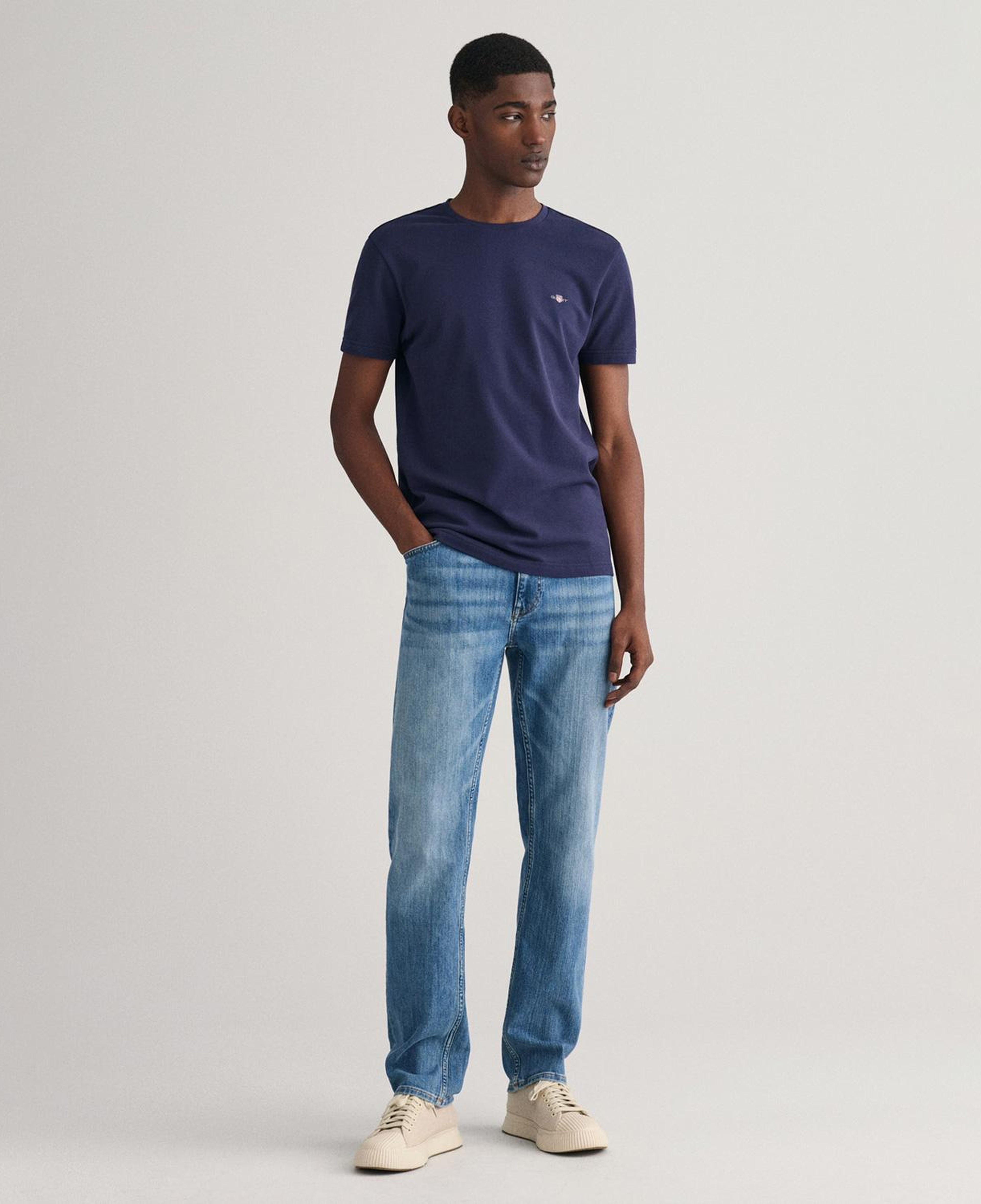 Gant Erkek Lacivert T-Shirt