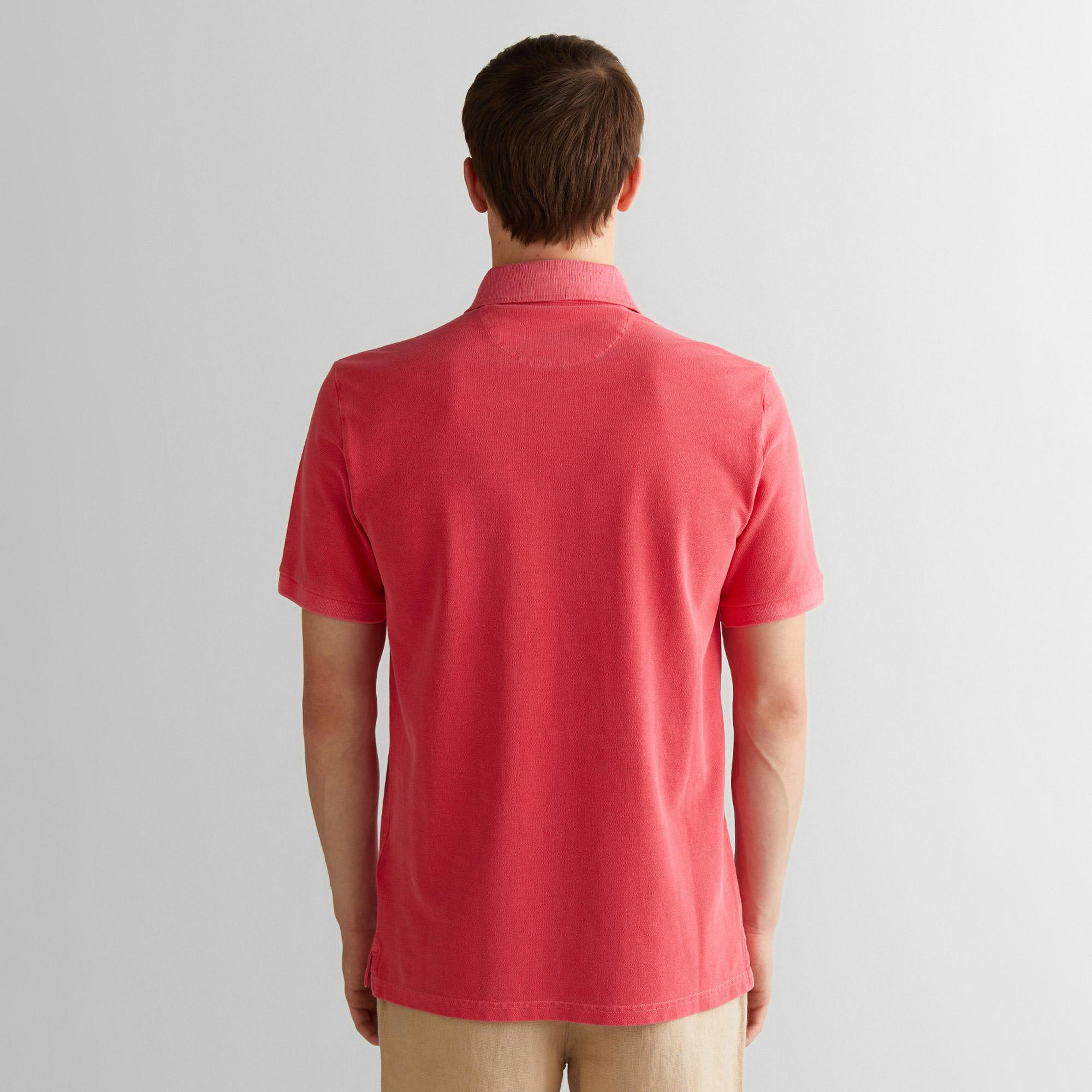 Gant Erkek Kırmızı Regular Fit Polo
