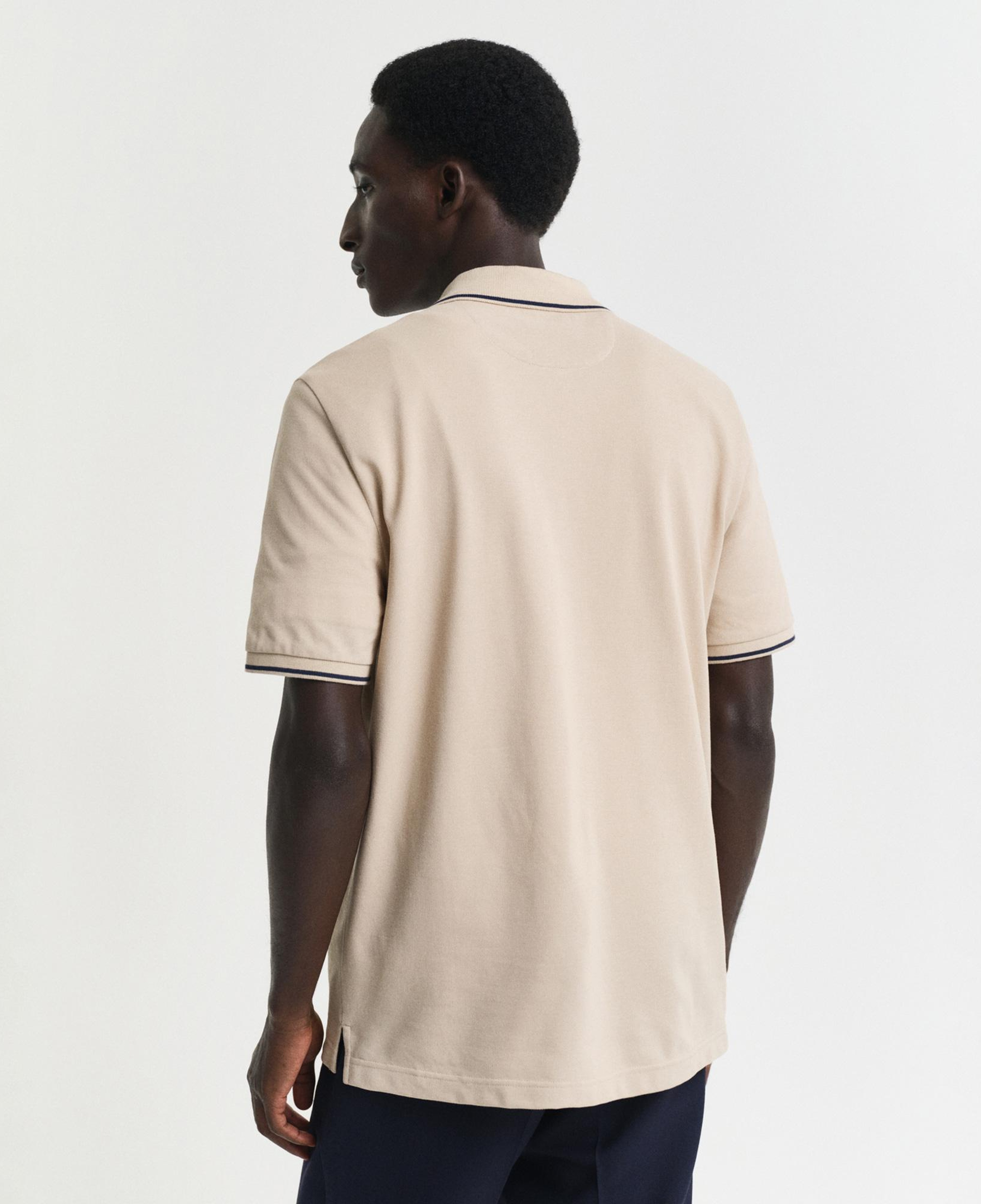 GANT Erkek Bej Regular Fit Polo