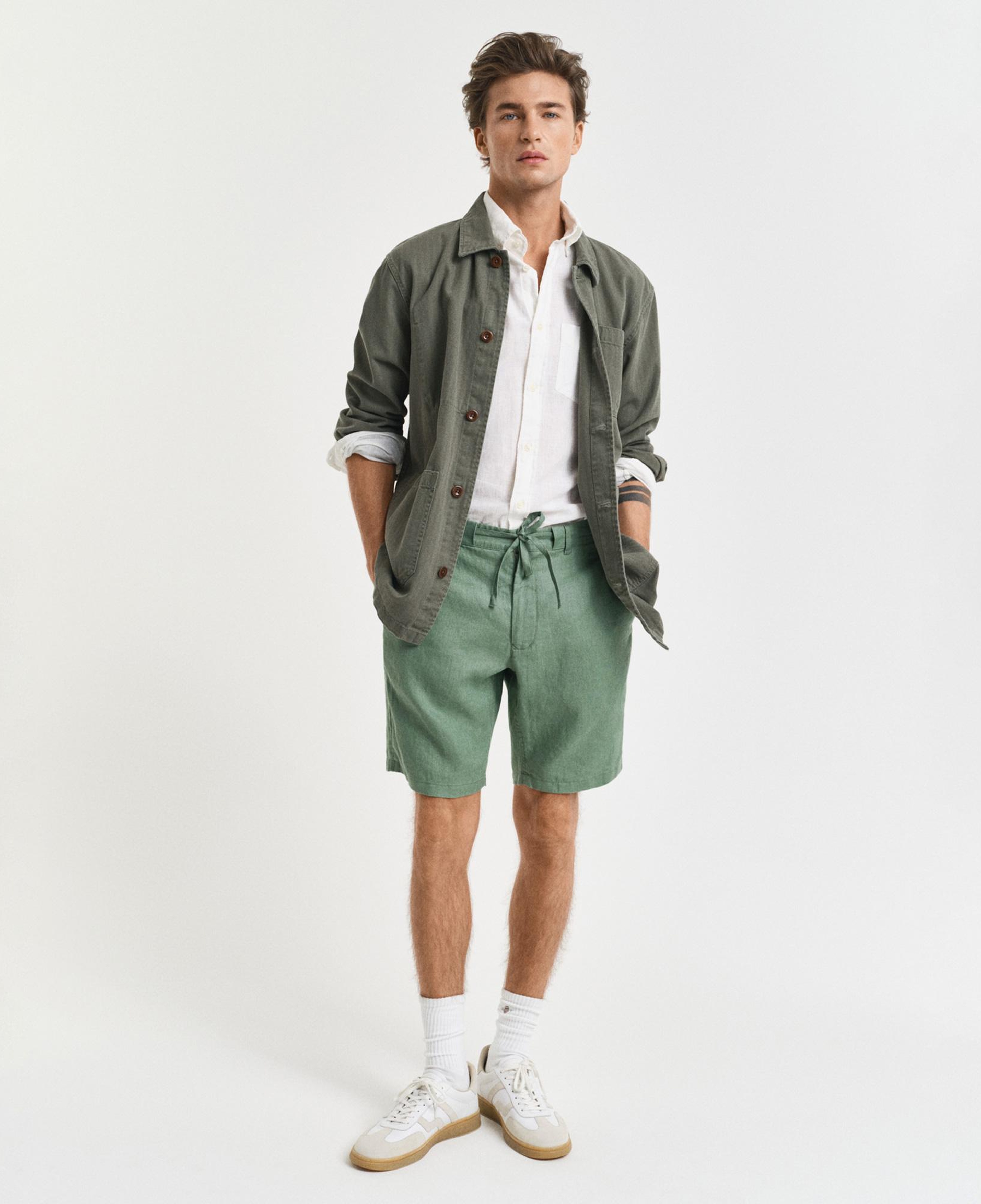 GANT Erkek Yeşil Relaxed Fit Şort