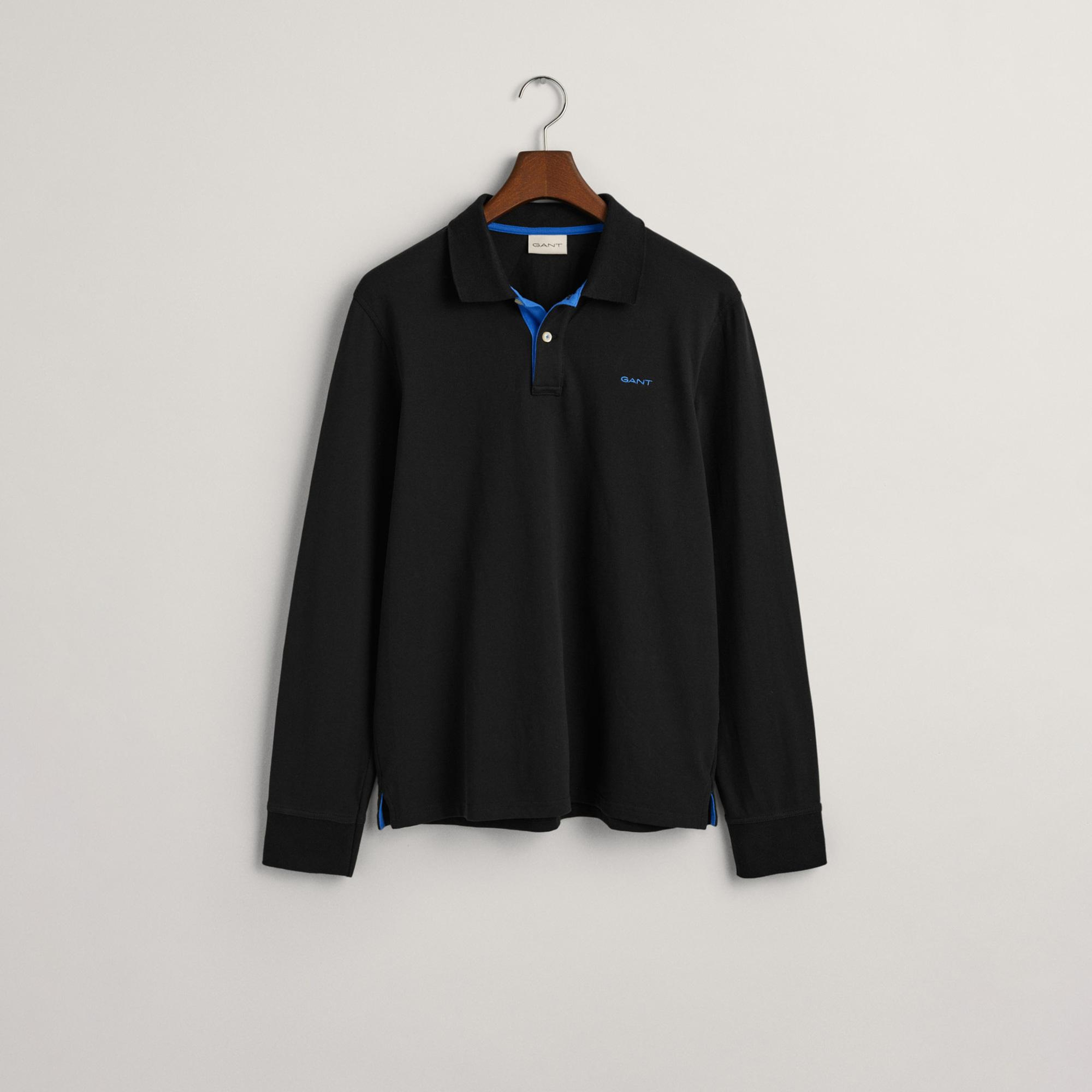 GANT Erkek Siyah Regular Fit Polo