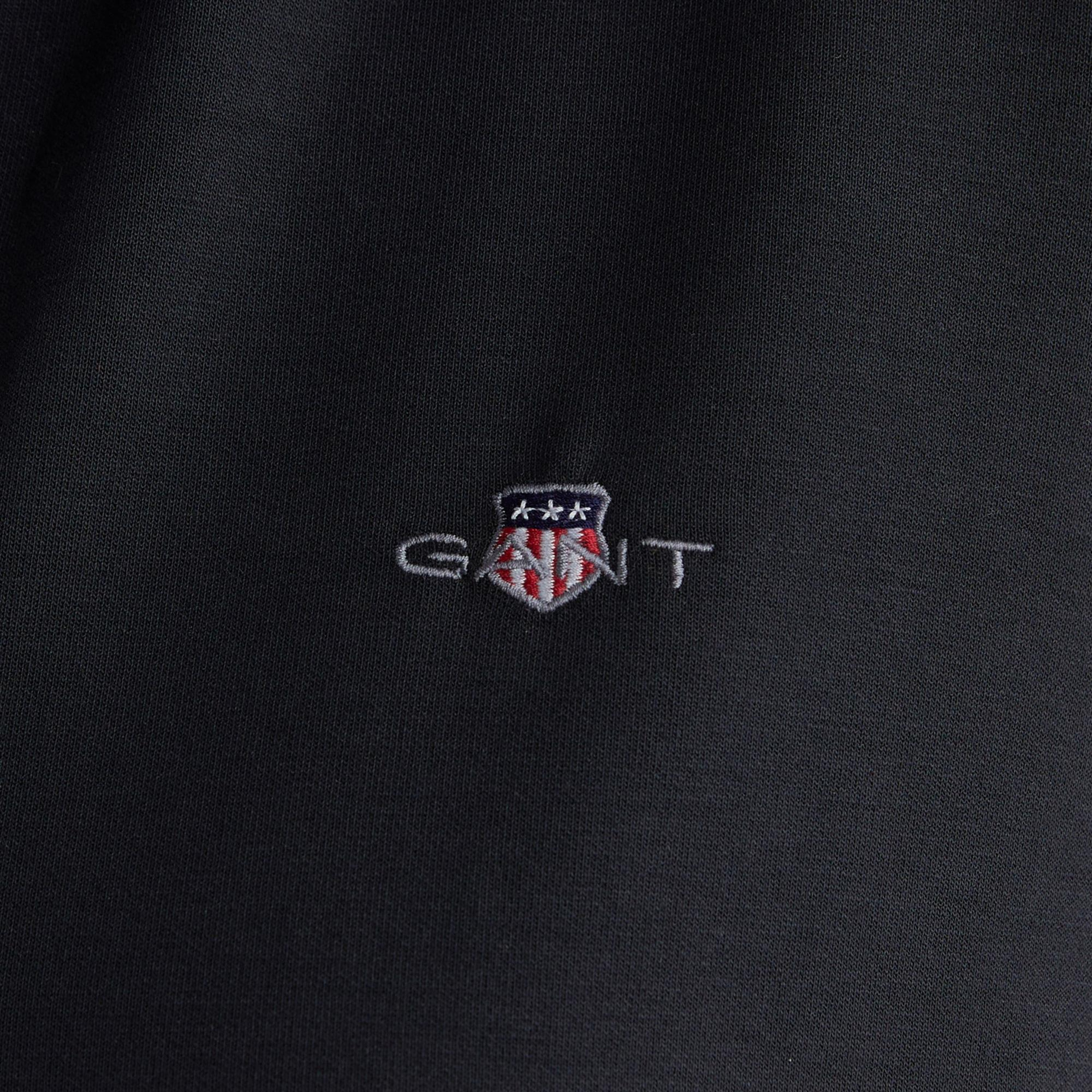 GANT Kadın Siyah Relaxed Fit Polo Yaka Polo