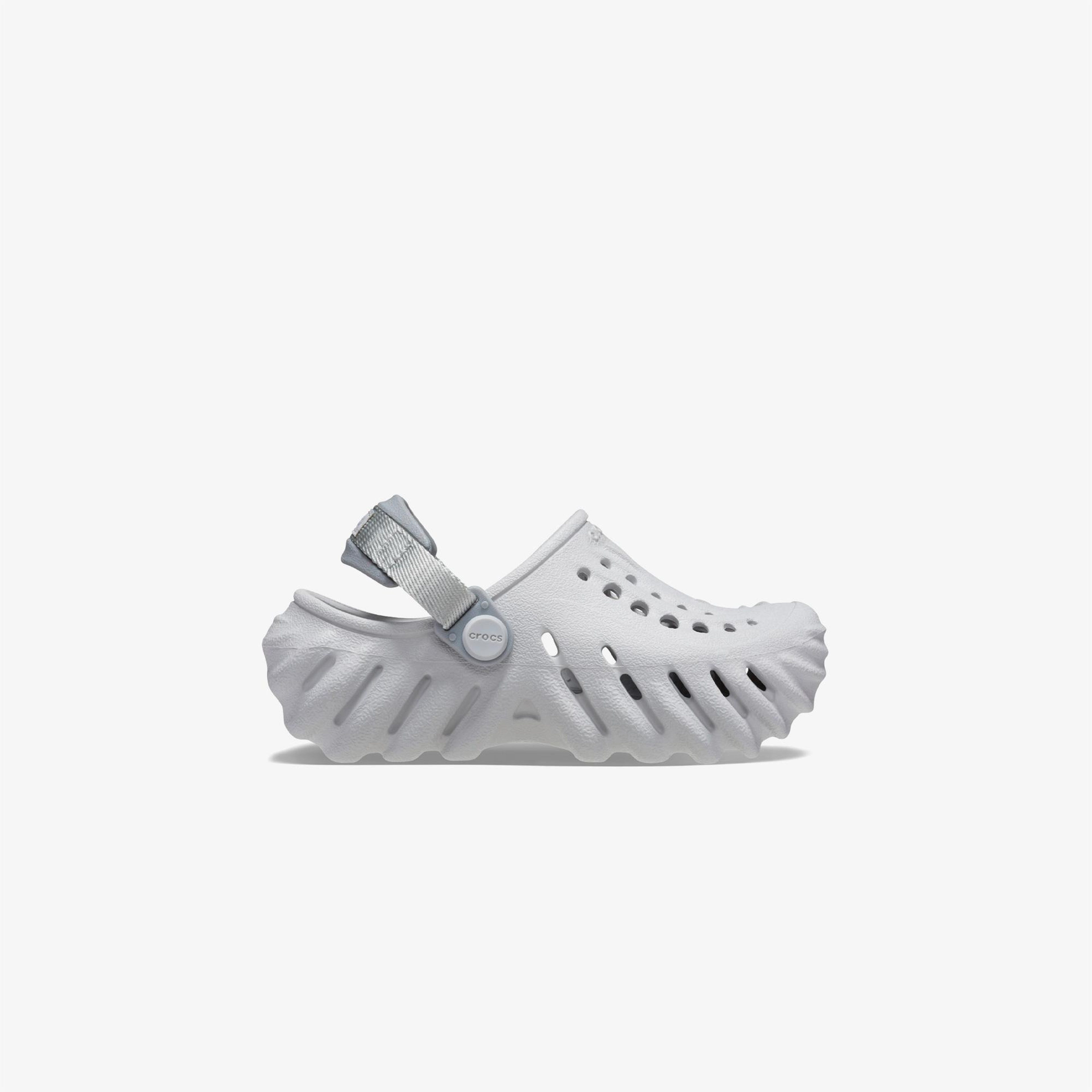 Crocs Echo Clog Çocuk Gri Terlik