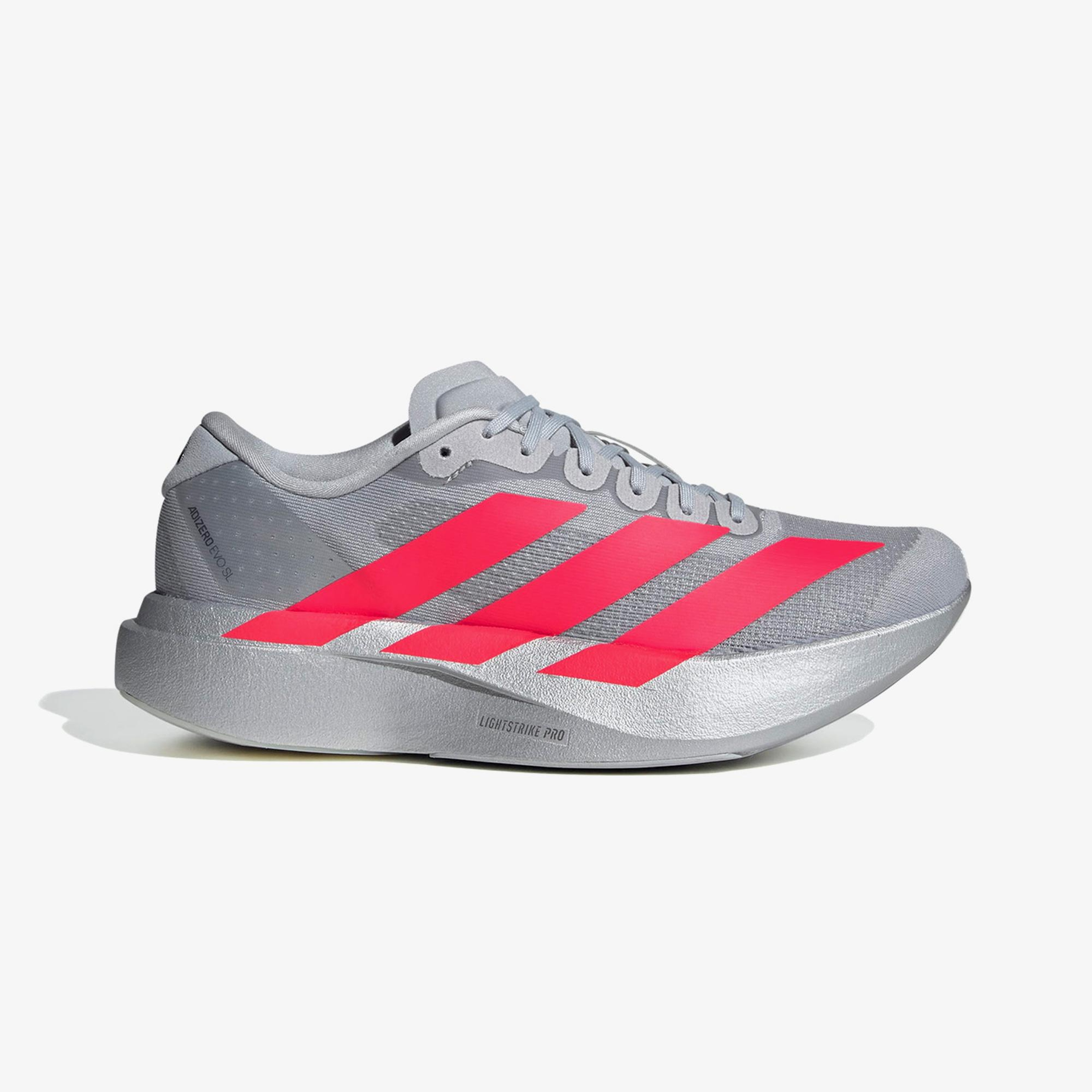 adidas Adizero Evo Sl Kadın Gri Koşu Ayakkabısı