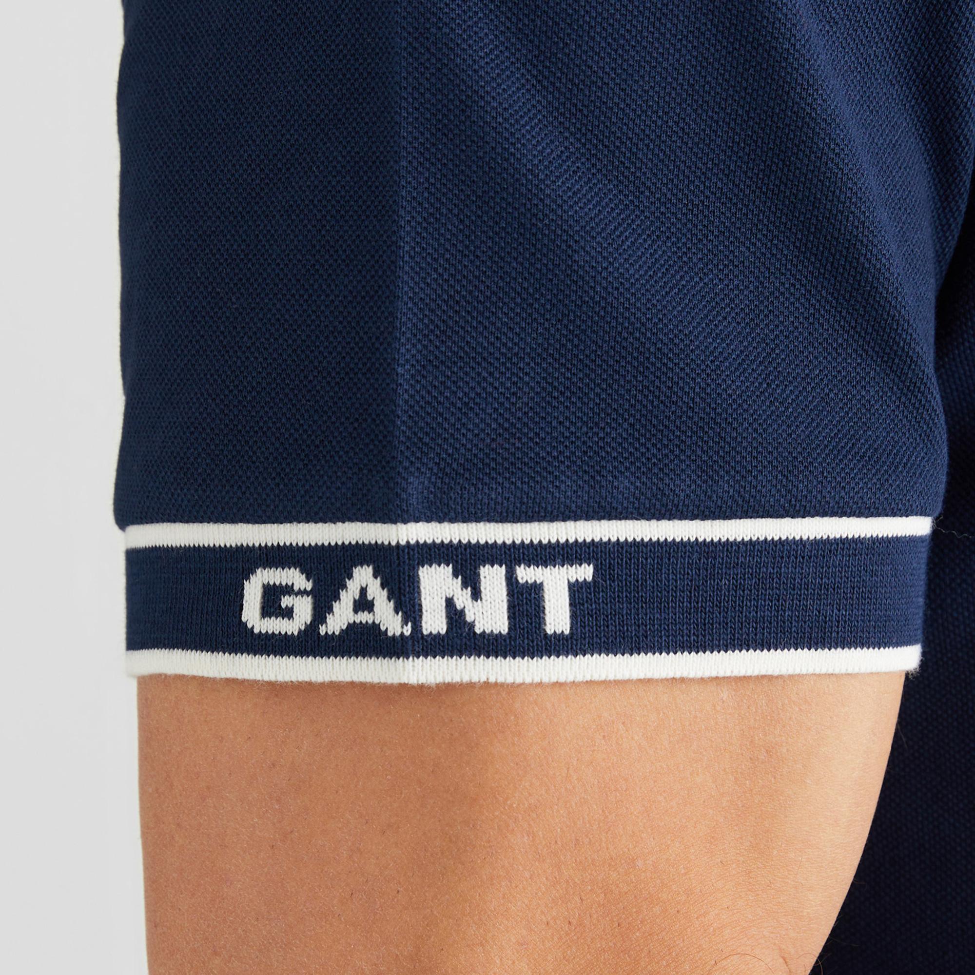 GANT Erkek Lacivert Regular Fit T-Shirt
