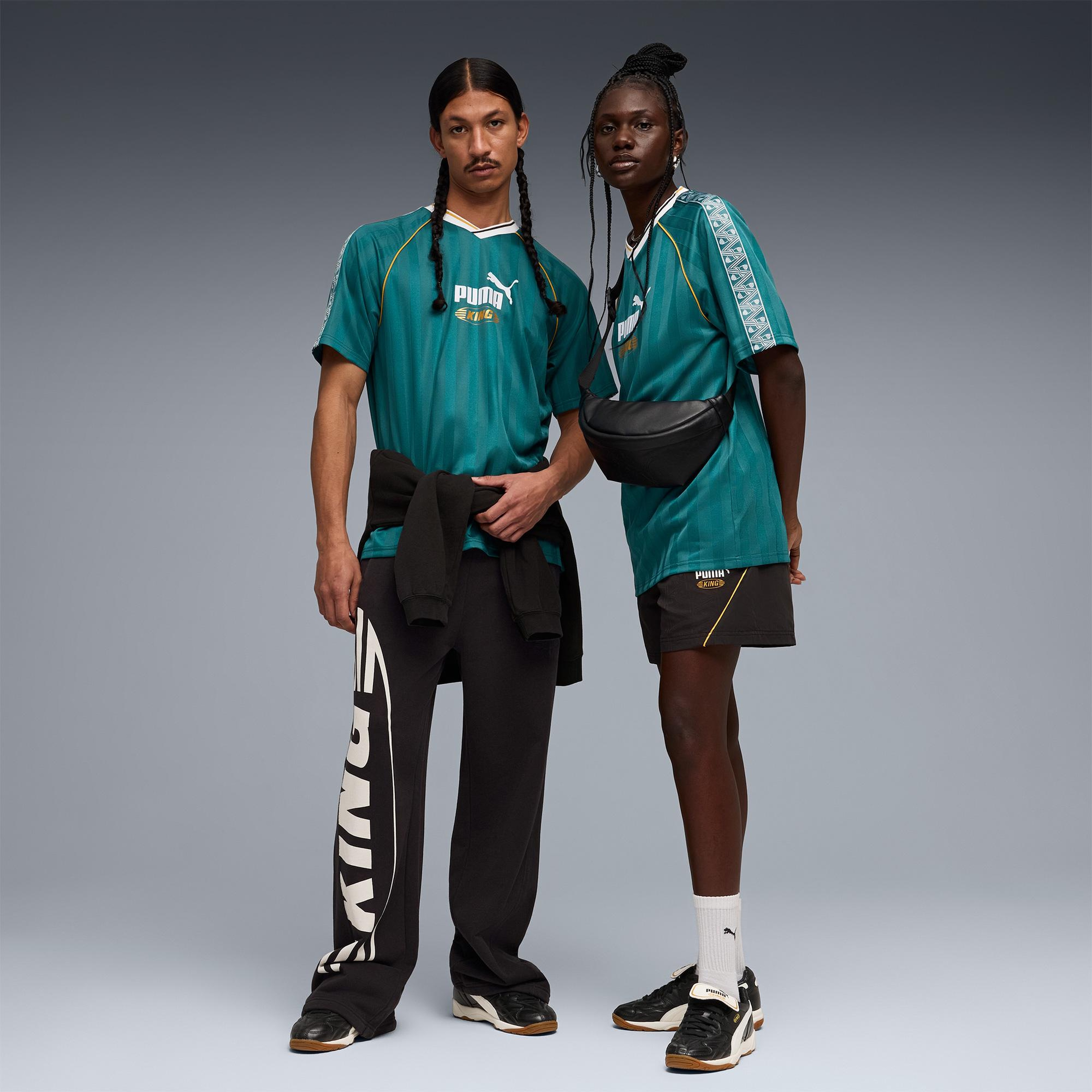 Puma King Relaxed Football Erkek Yeşil Forma