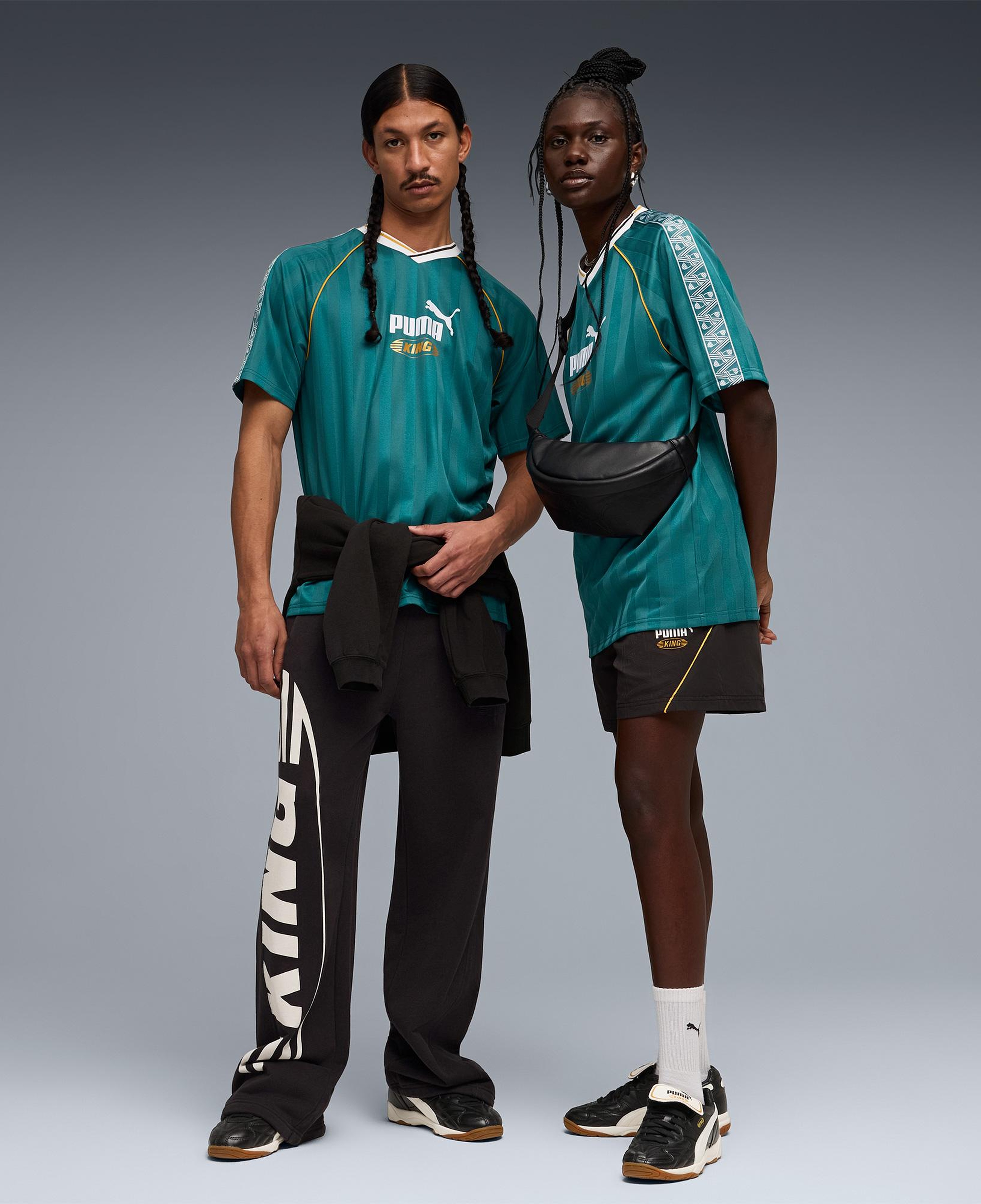 Puma King Relaxed Football Erkek Yeşil Forma