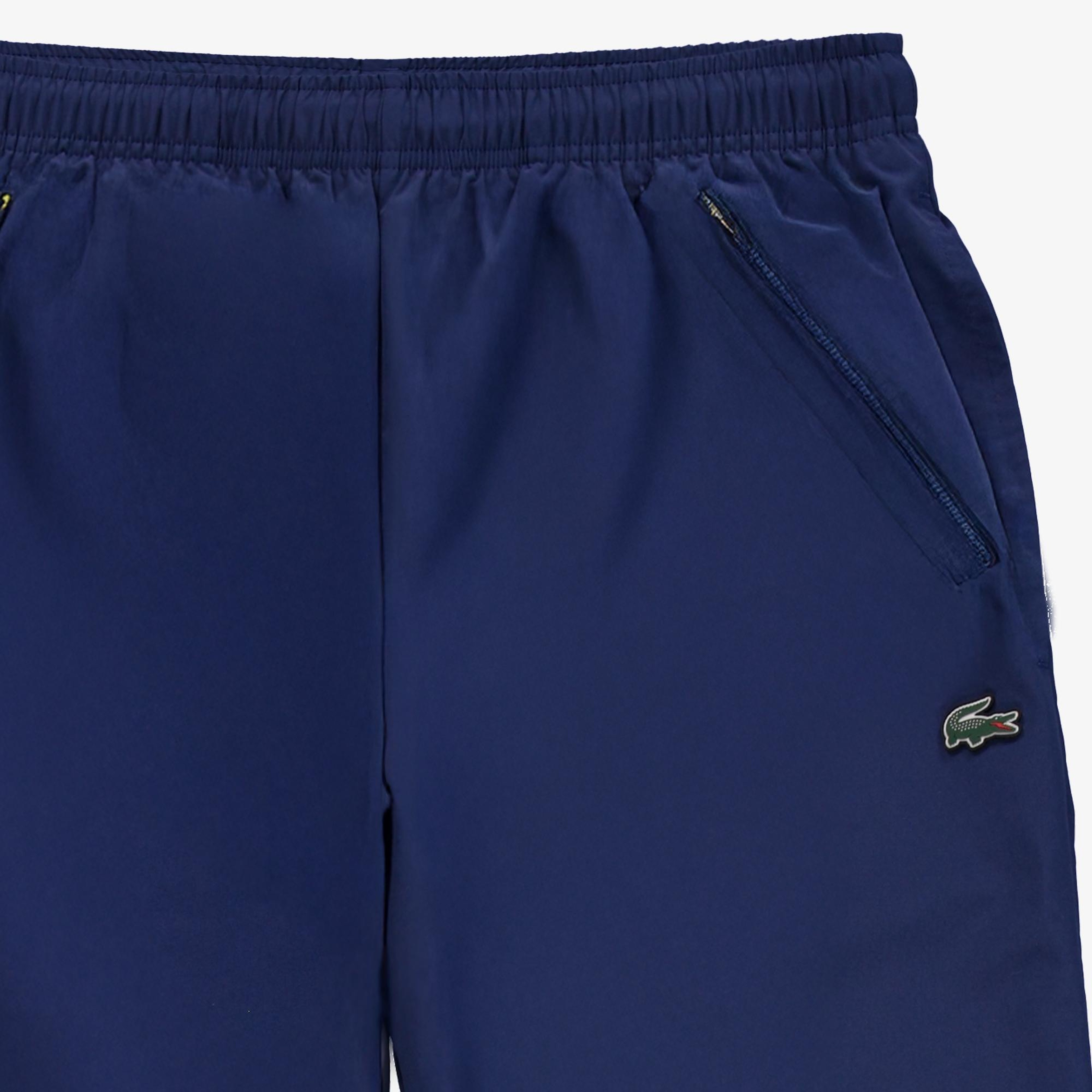 Lacoste Erkek Regular Fit Fermuarlı Renk Bloklu Lacivert Eşofman Takımı
