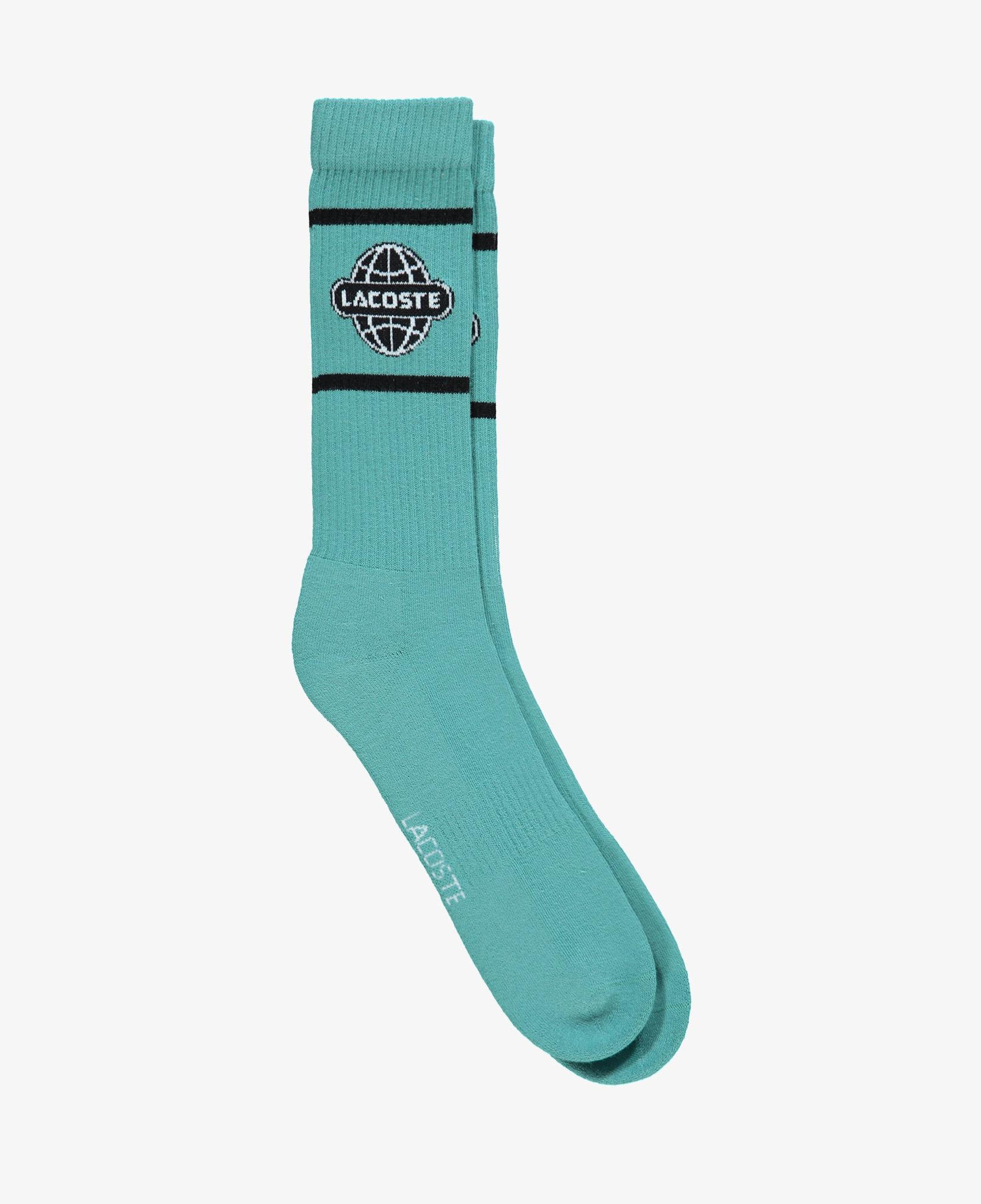 Lacoste Unisex Baskılı Açık Yeşil Çorap