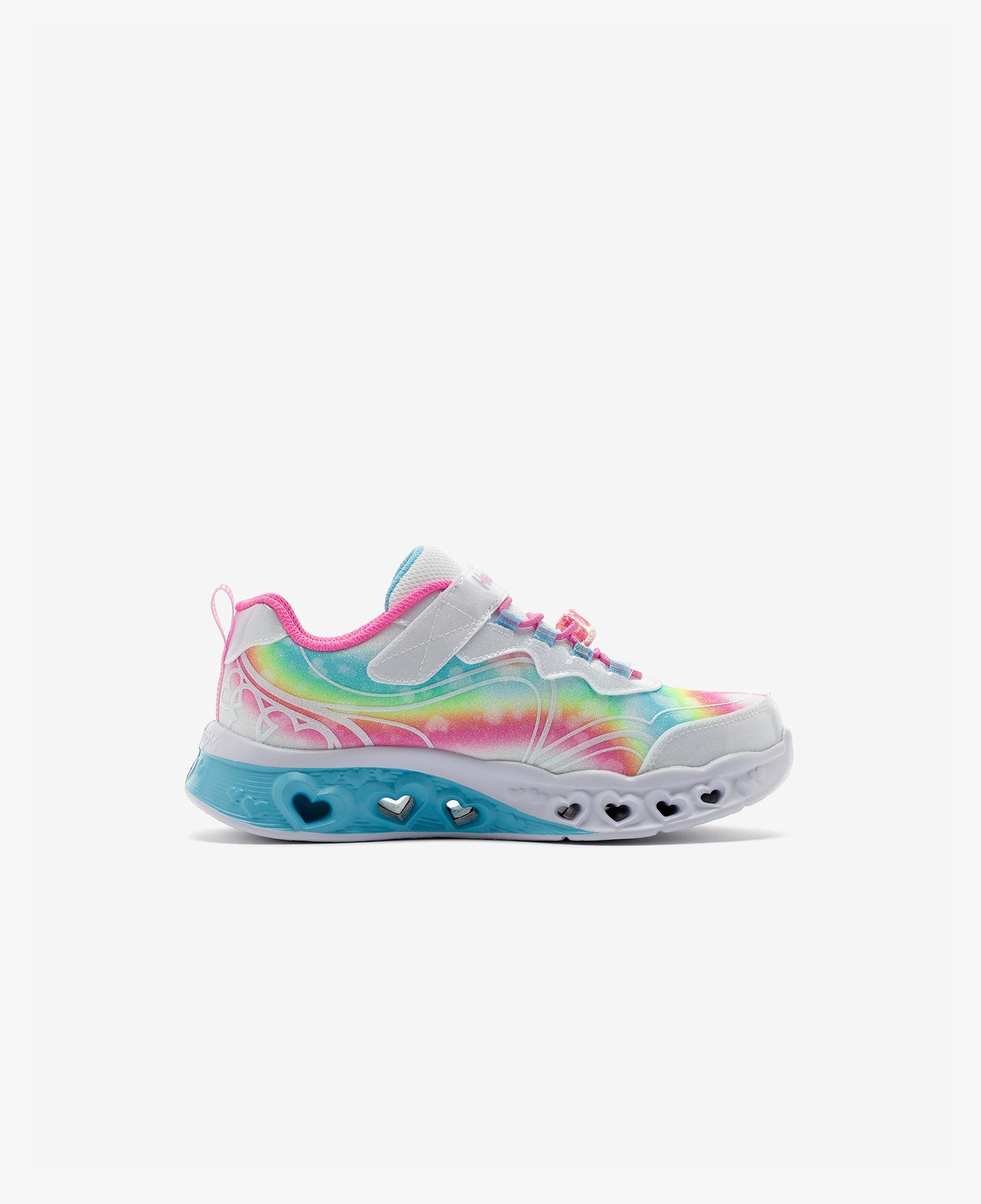 Skechers Flutter Heart Lights Groovy Swirl Çocuk Beyaz Spor Ayakkabı