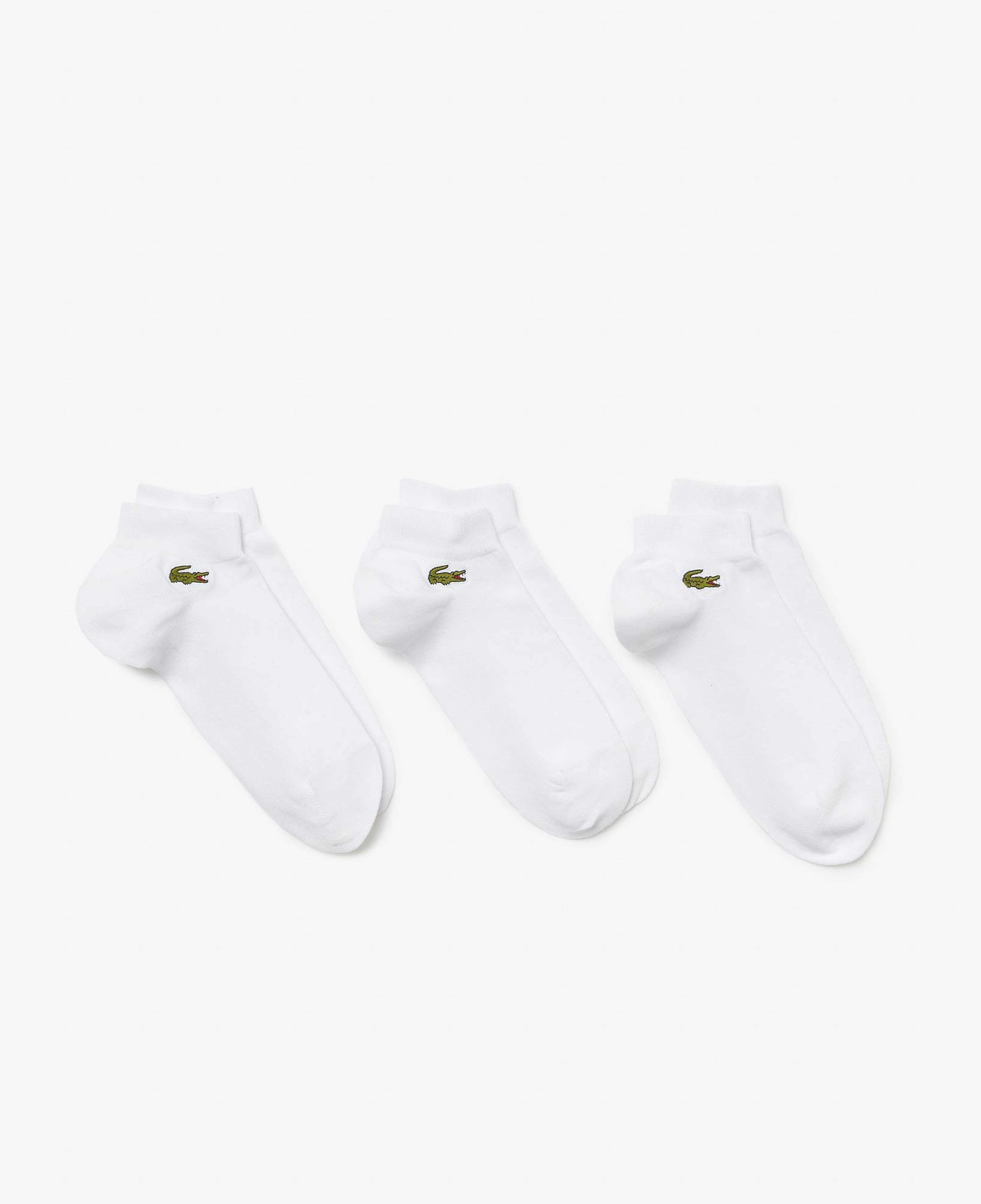Lacoste Unisex 3'lü Beyaz Çorap