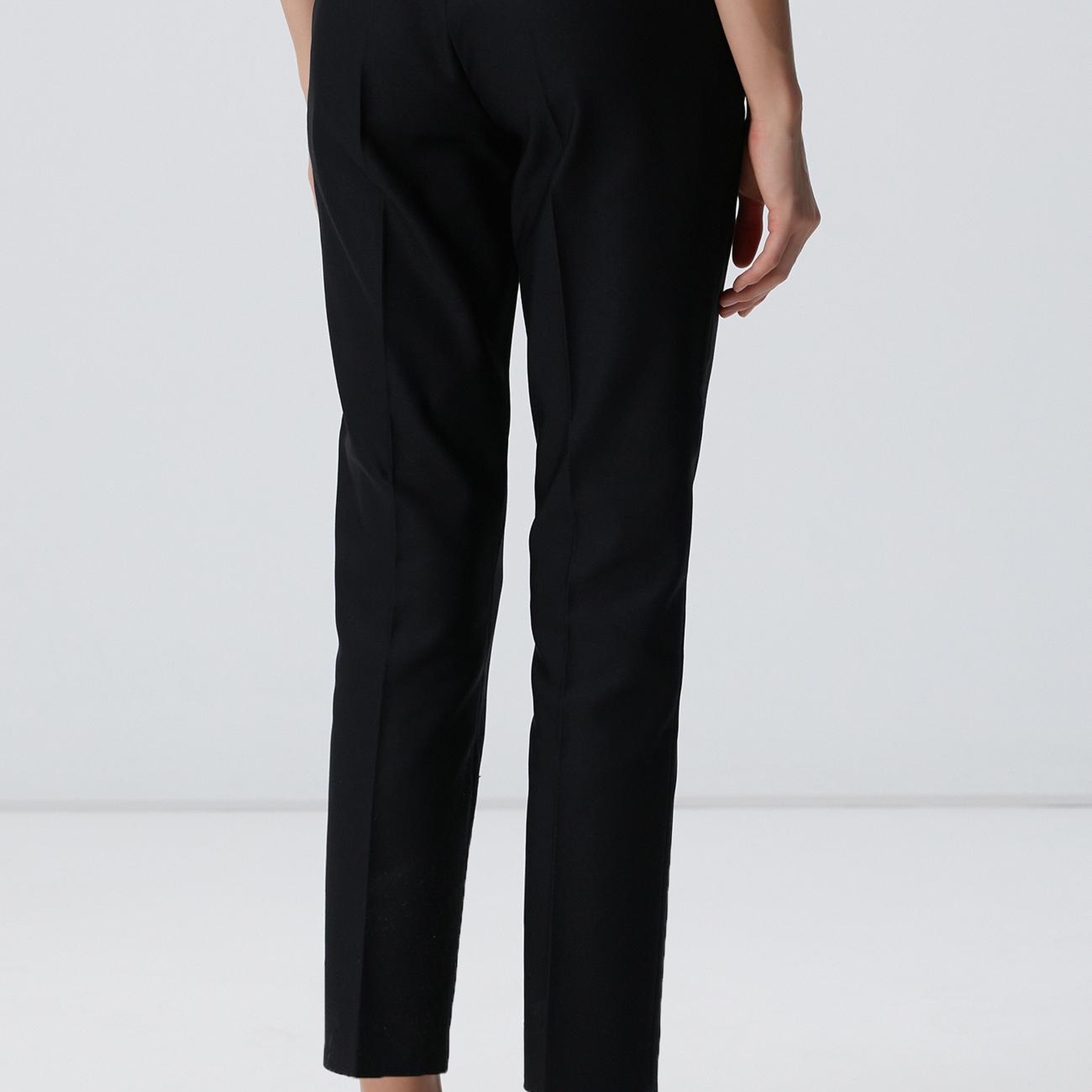 Network Kadın Siyah Basic Skinny Pantolon