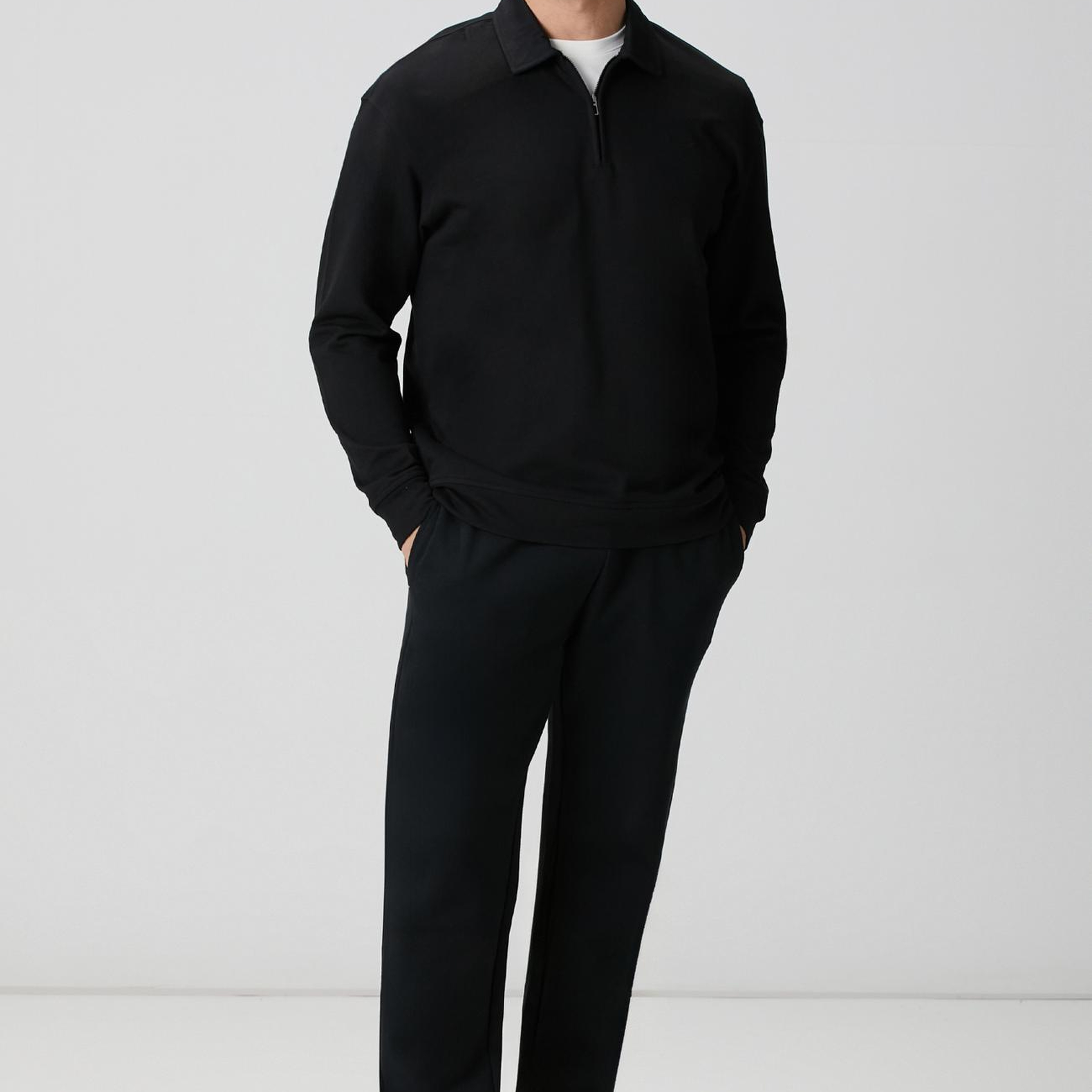 Network Erkek Siyah Sweatshirt