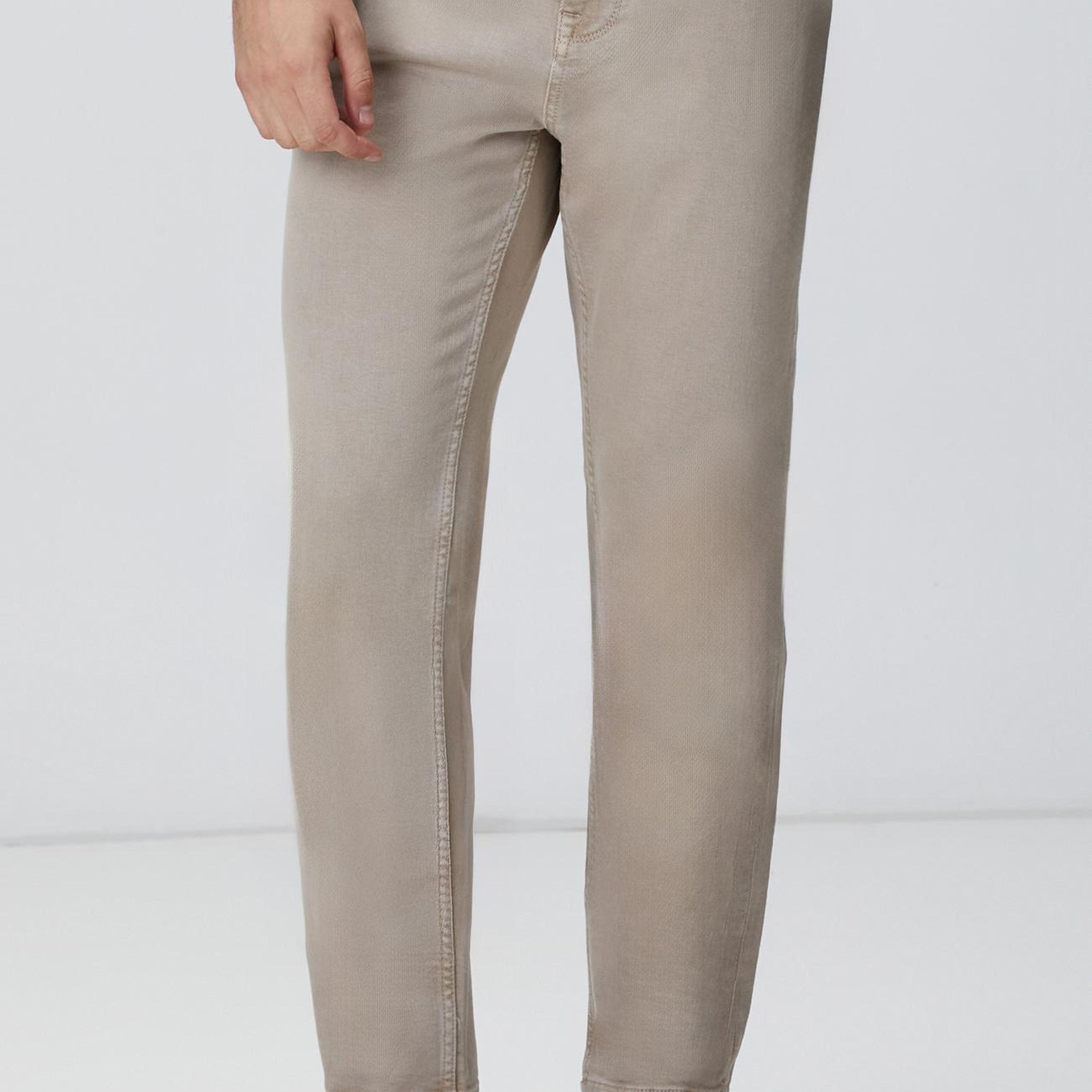Network Erkek Bej Denim Pantolon