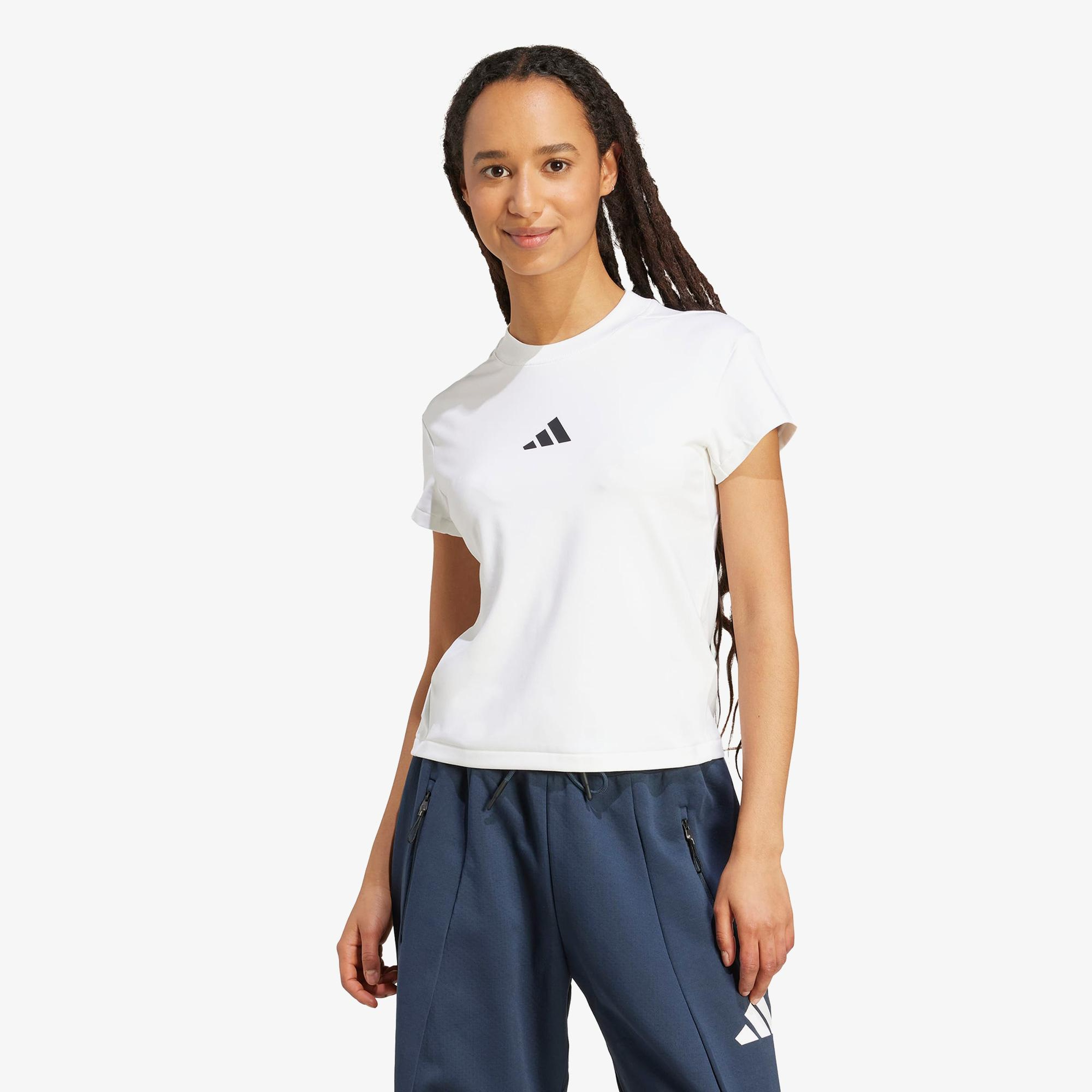 adidas Z.N.E. Kadın Beyaz T-Shirt