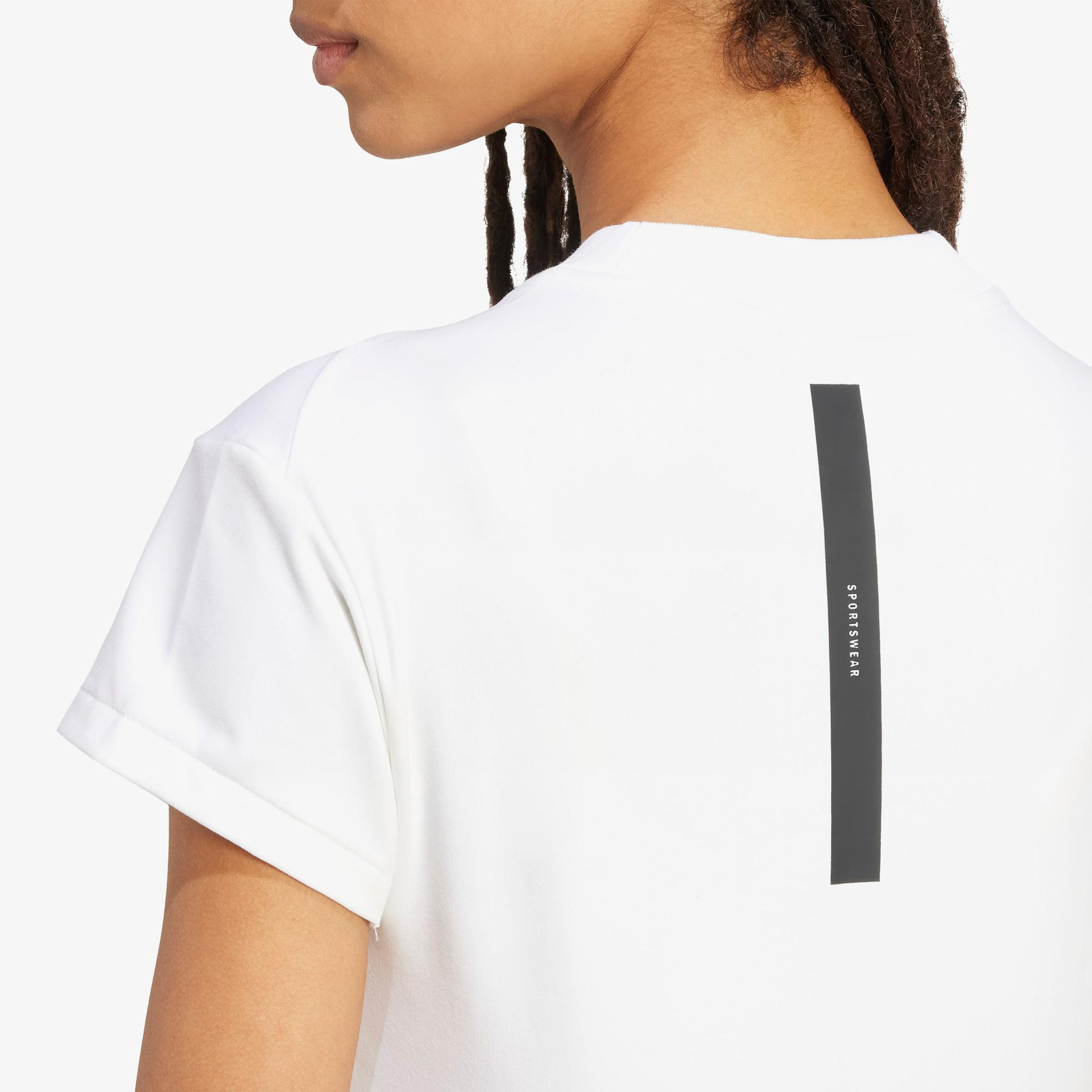 adidas Z.N.E. Kadın Beyaz T-Shirt