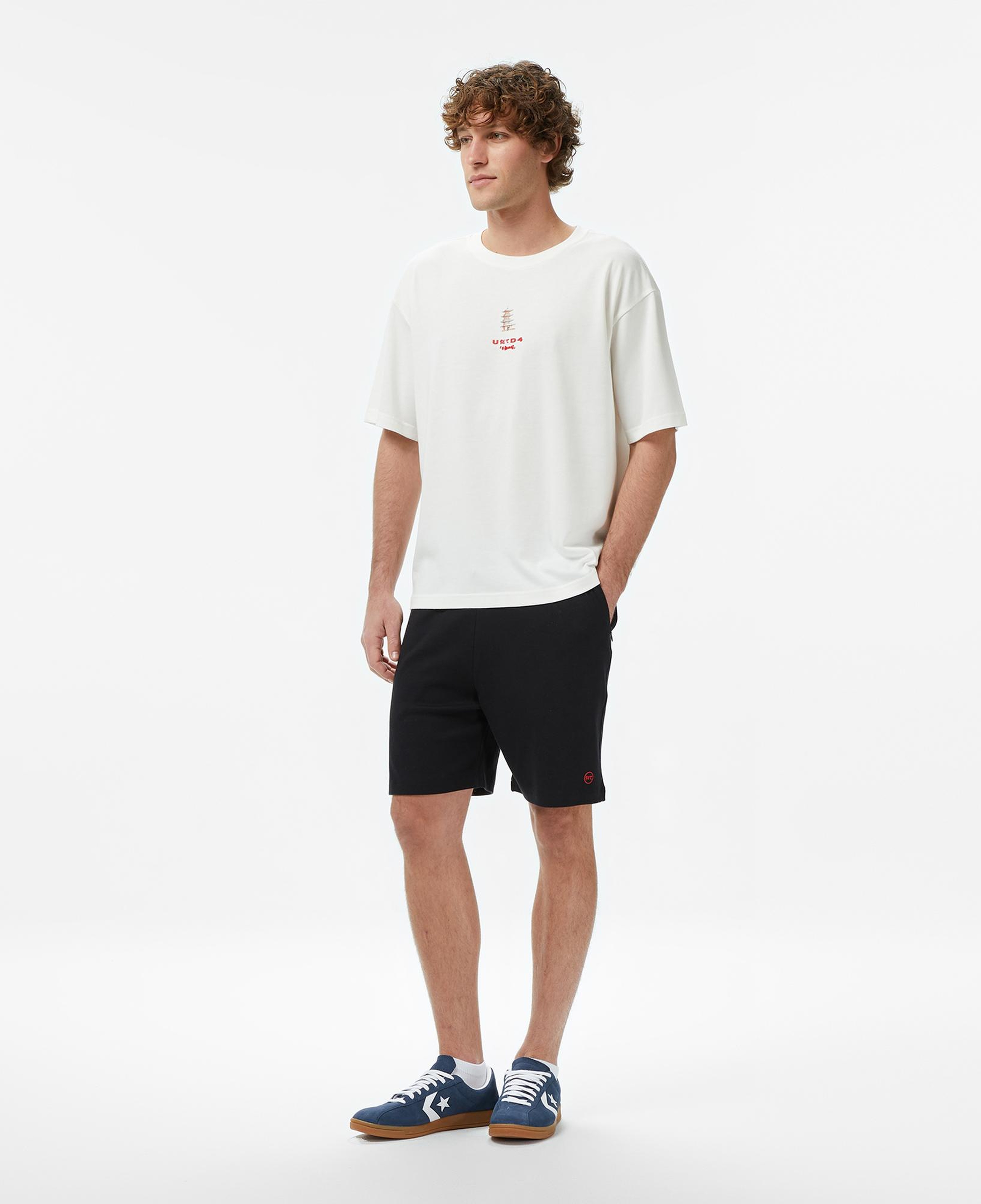 UNITED4 Regular Fit Erkek Bej T-Shirt
