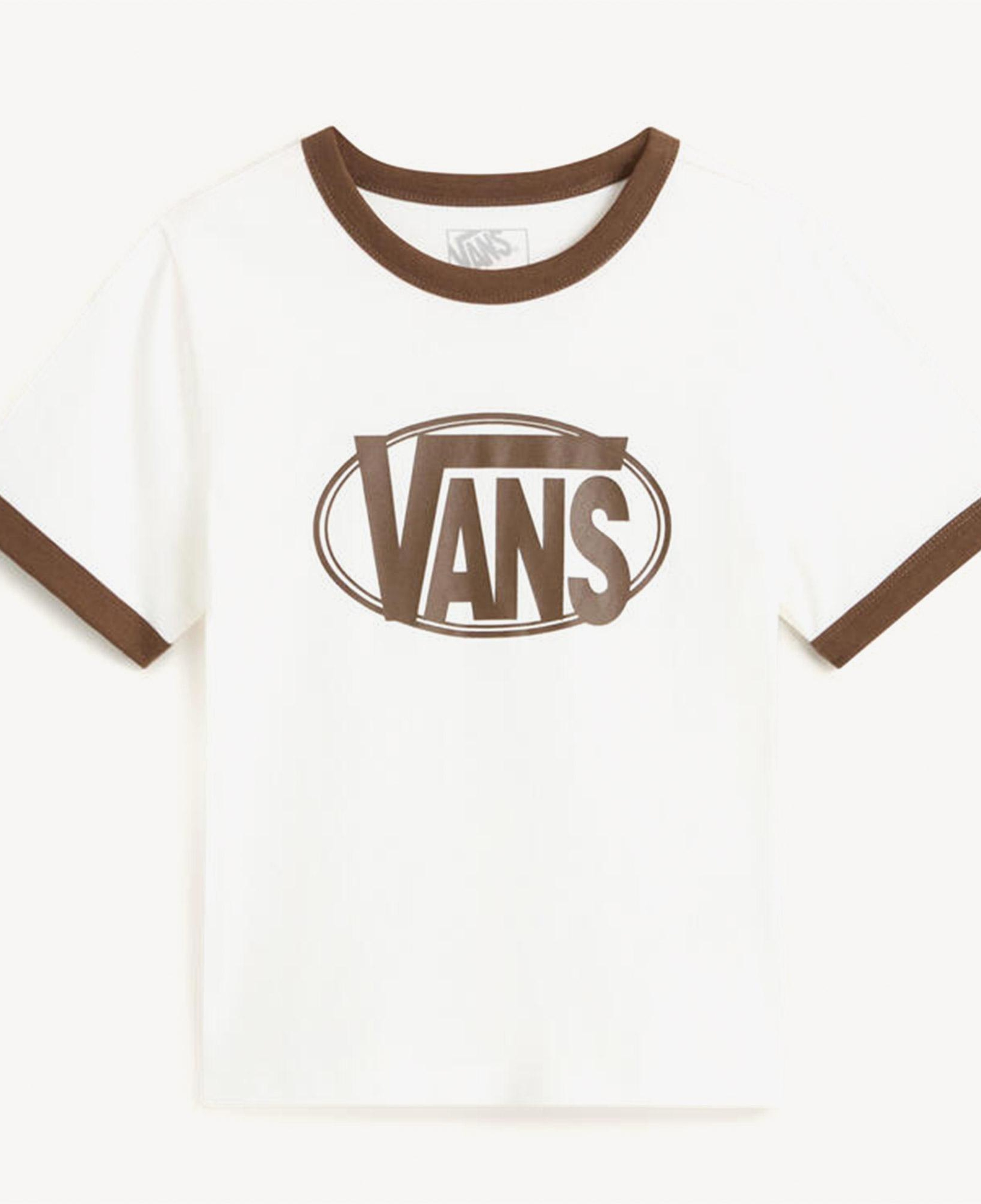 Vans Center Chest Ringer Kadın Beyaz T-Shirt