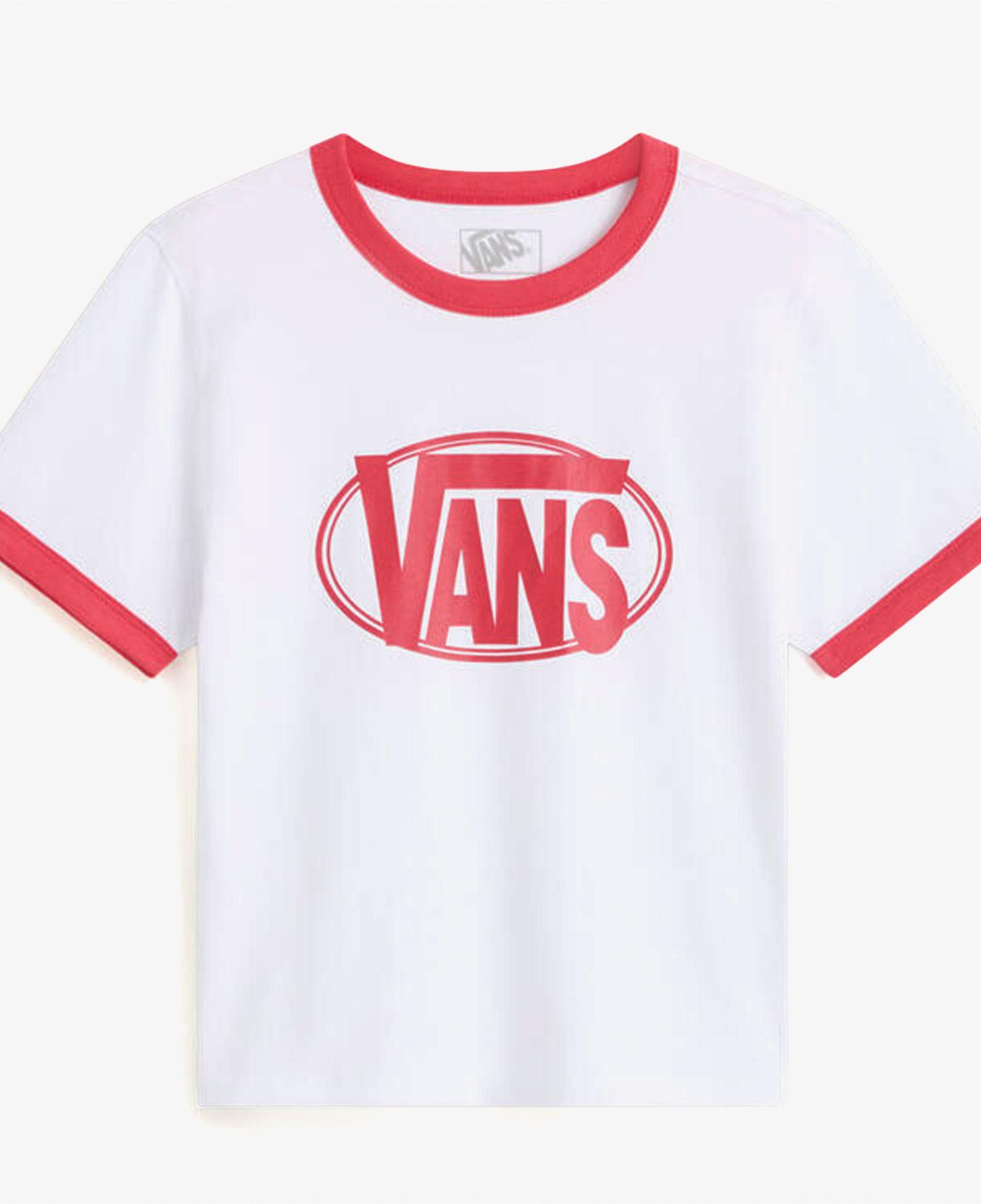 Vans Center Chest Ringer Kadın Beyaz T-Shirt