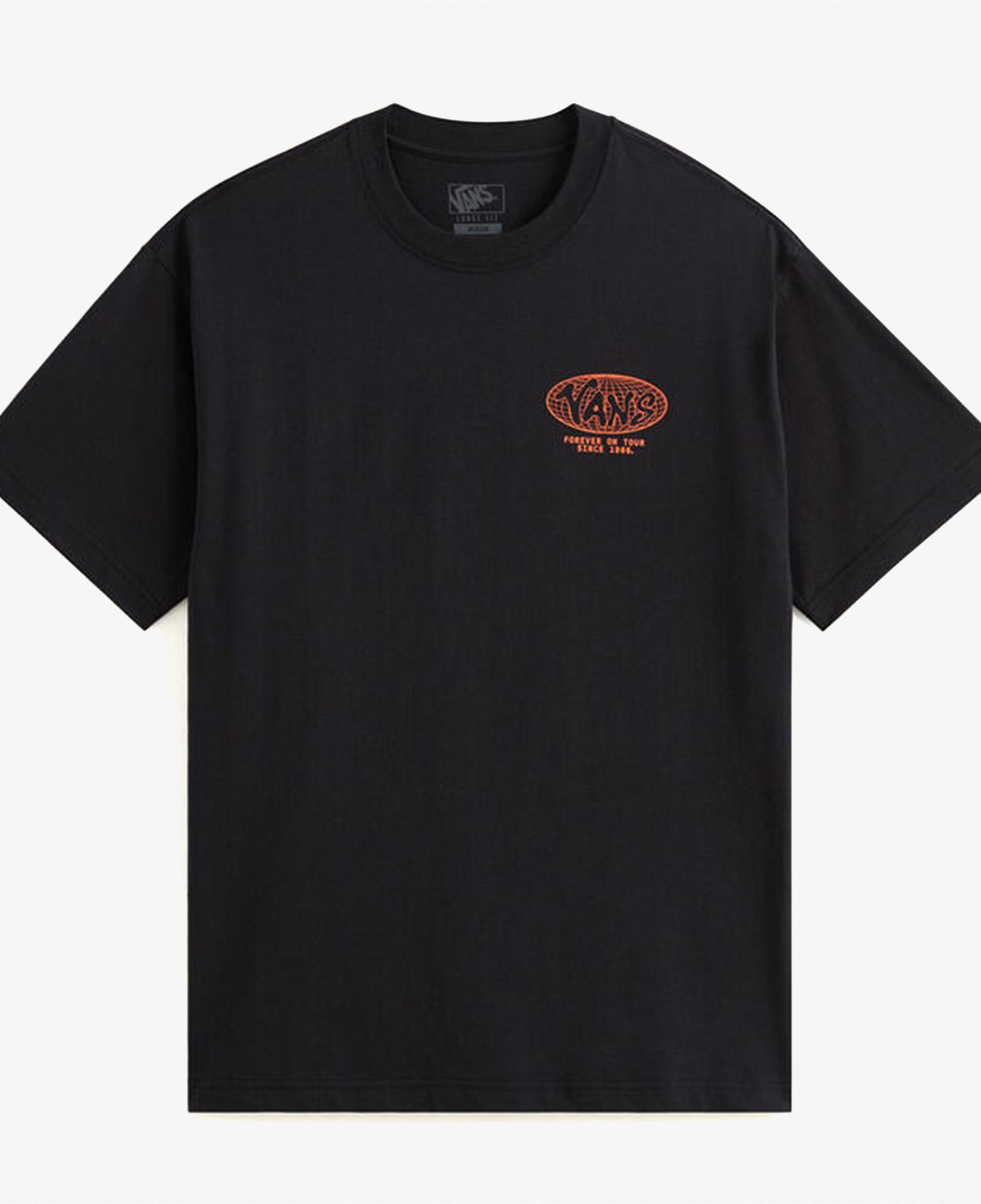 Vans World Tour Loose Erkek Siyah T-Shirt