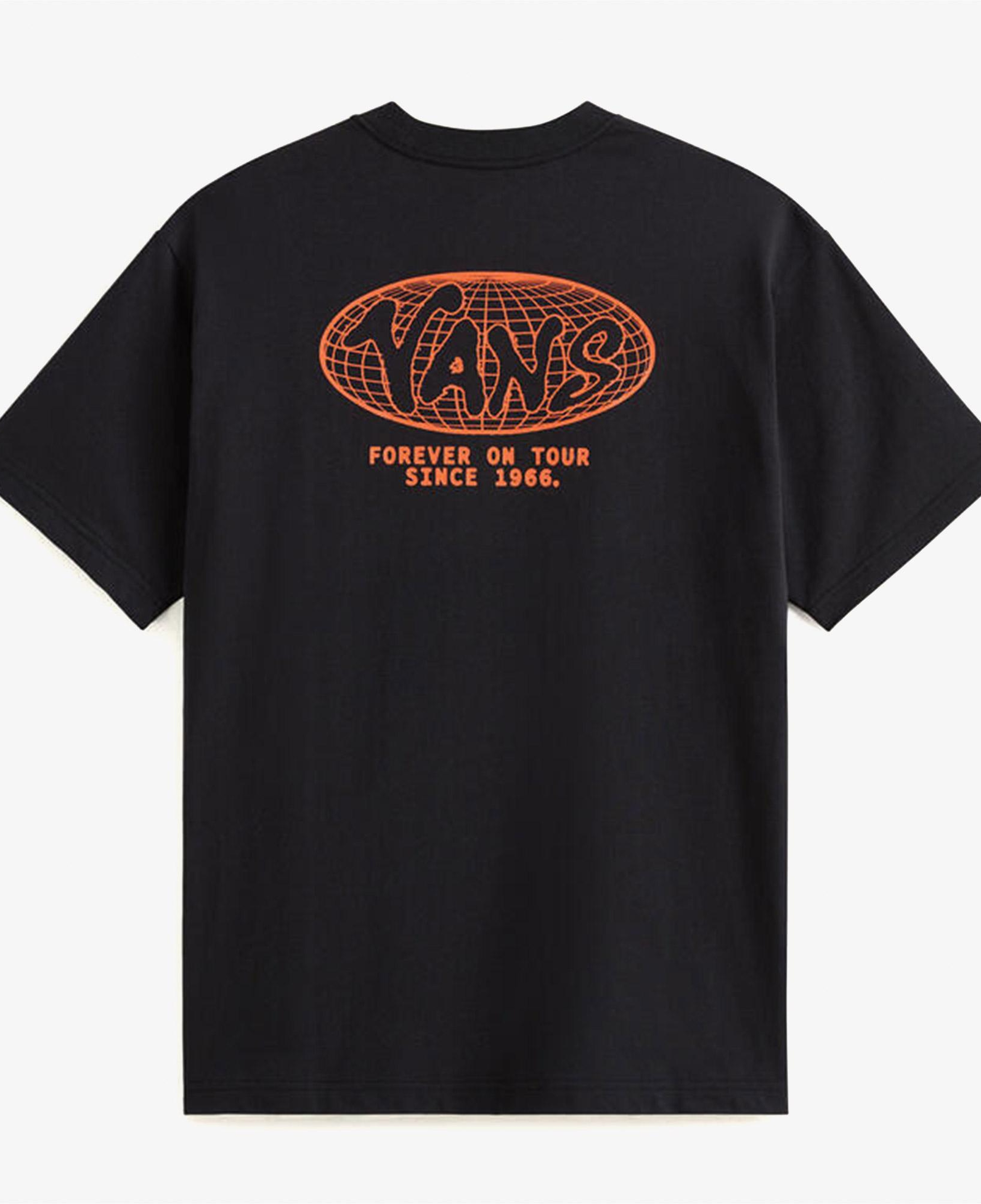 Vans World Tour Loose Erkek Siyah T-Shirt