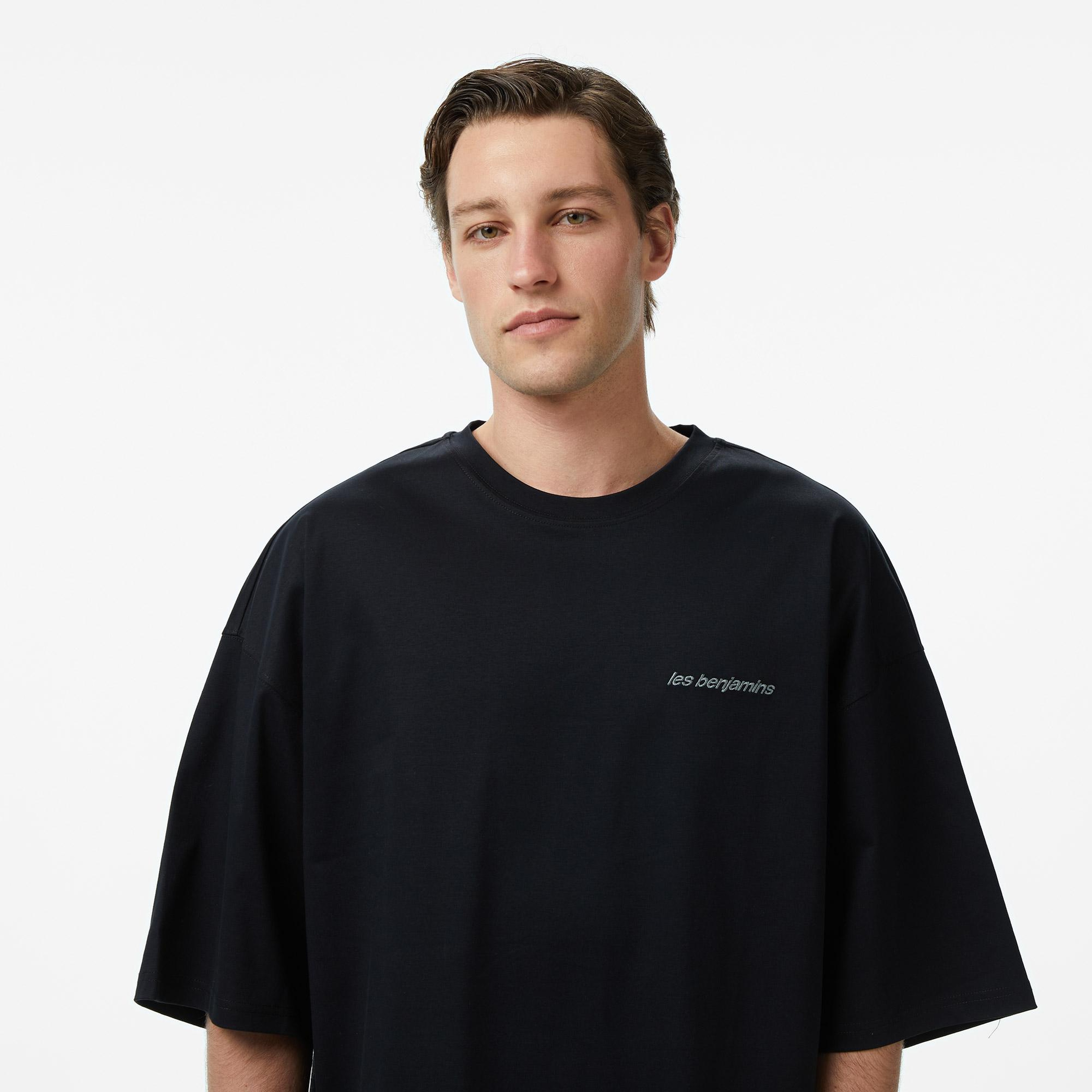 Les Benjamins Essentials 301 Erkek Siyah T-Shirt