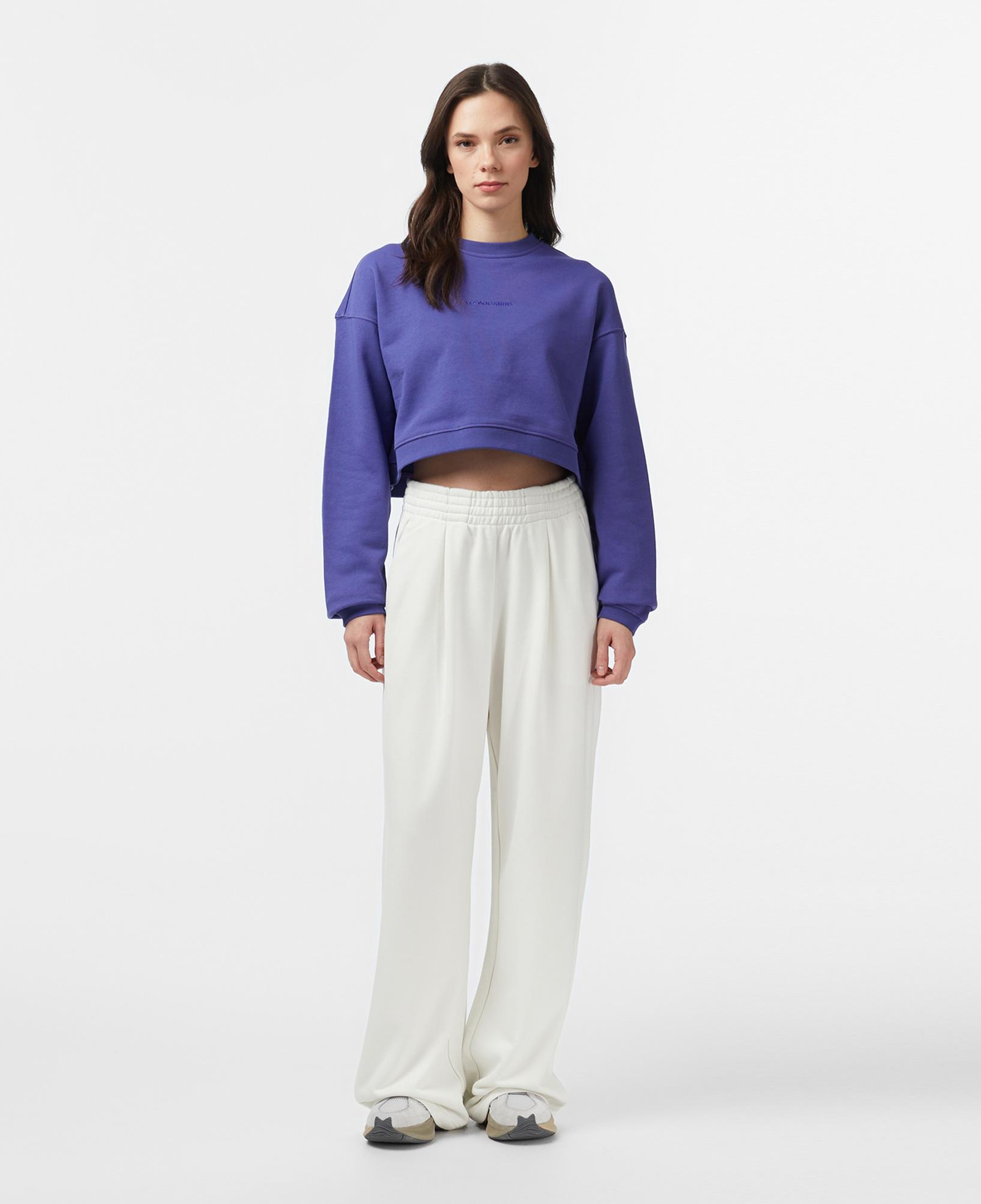 Les Benjamins Essentials 301 Kadın Mor Sweatshirt