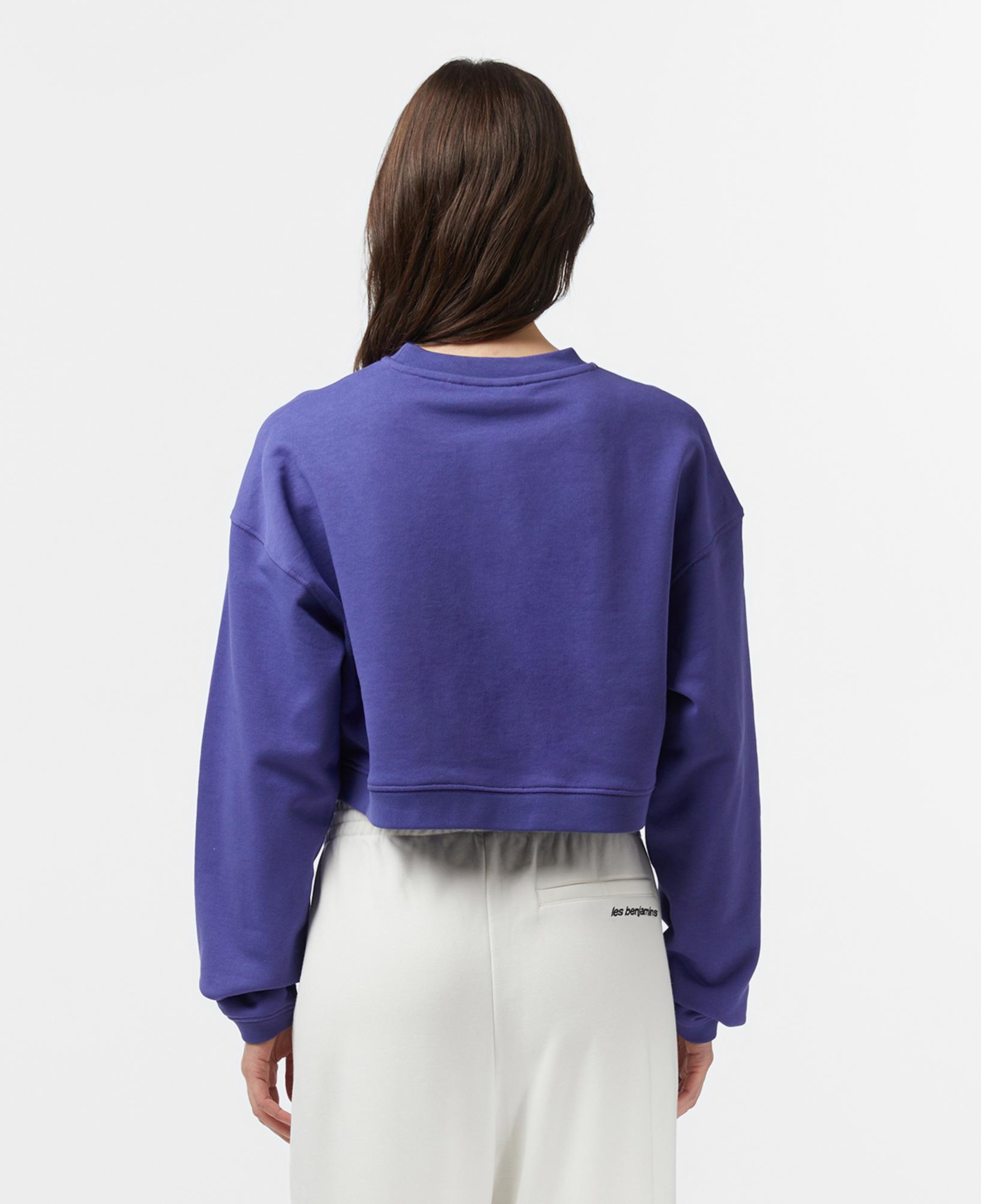 Les Benjamins Essentials 301 Kadın Mor Sweatshirt
