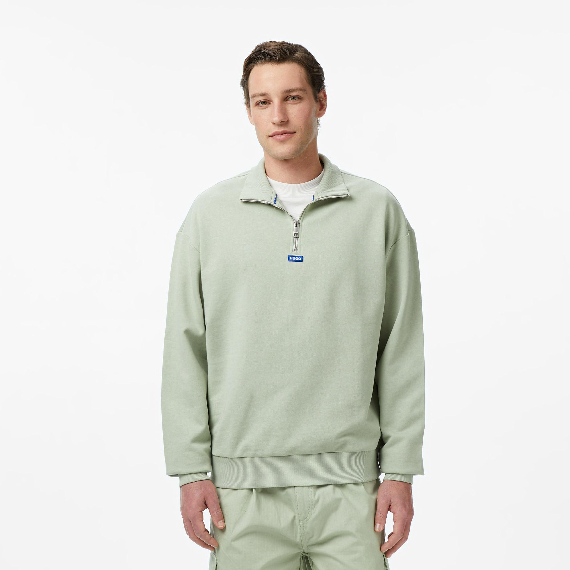 Hugo Neeler Erkek Yeşil Sweatshirt